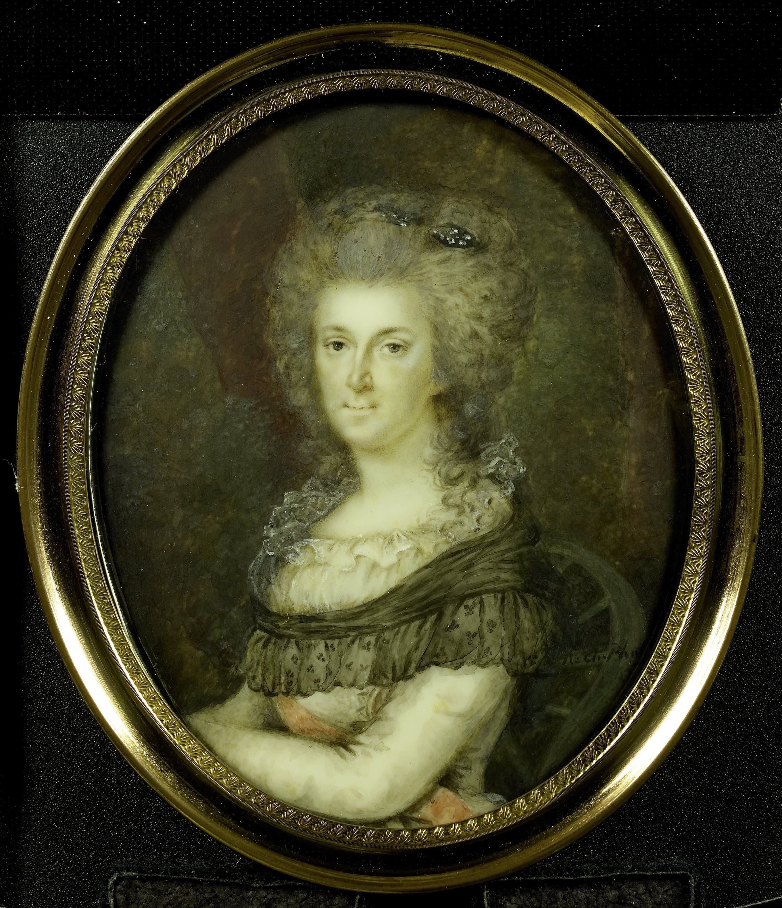 Frederika Sophia Wilhelmina (Wilhelmina; 1747-1820), prinses van Pruisen. Echtgenote van prins Willem V — Johannes Emilius Phaff