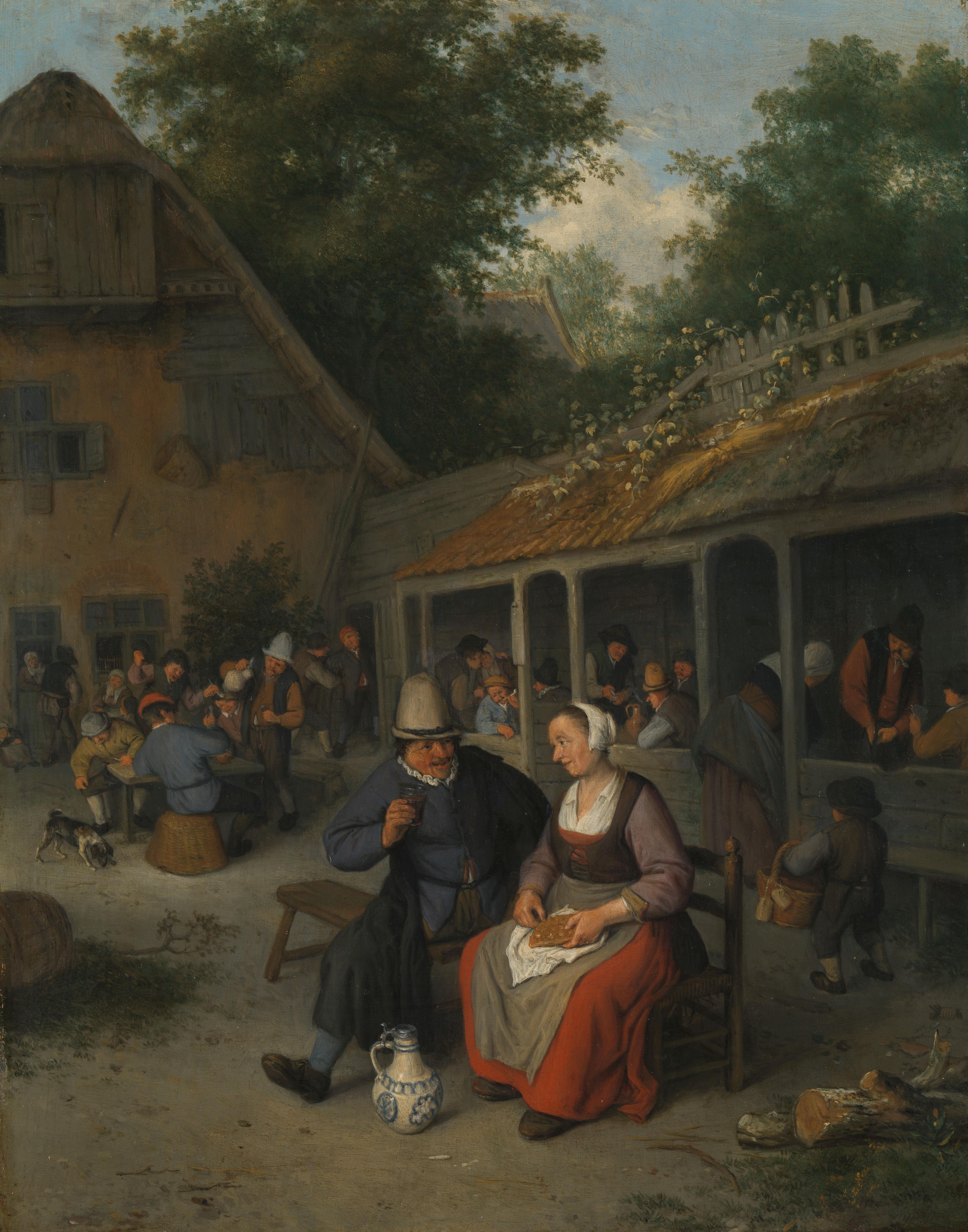 Boerenherberg — Cornelis Dusart