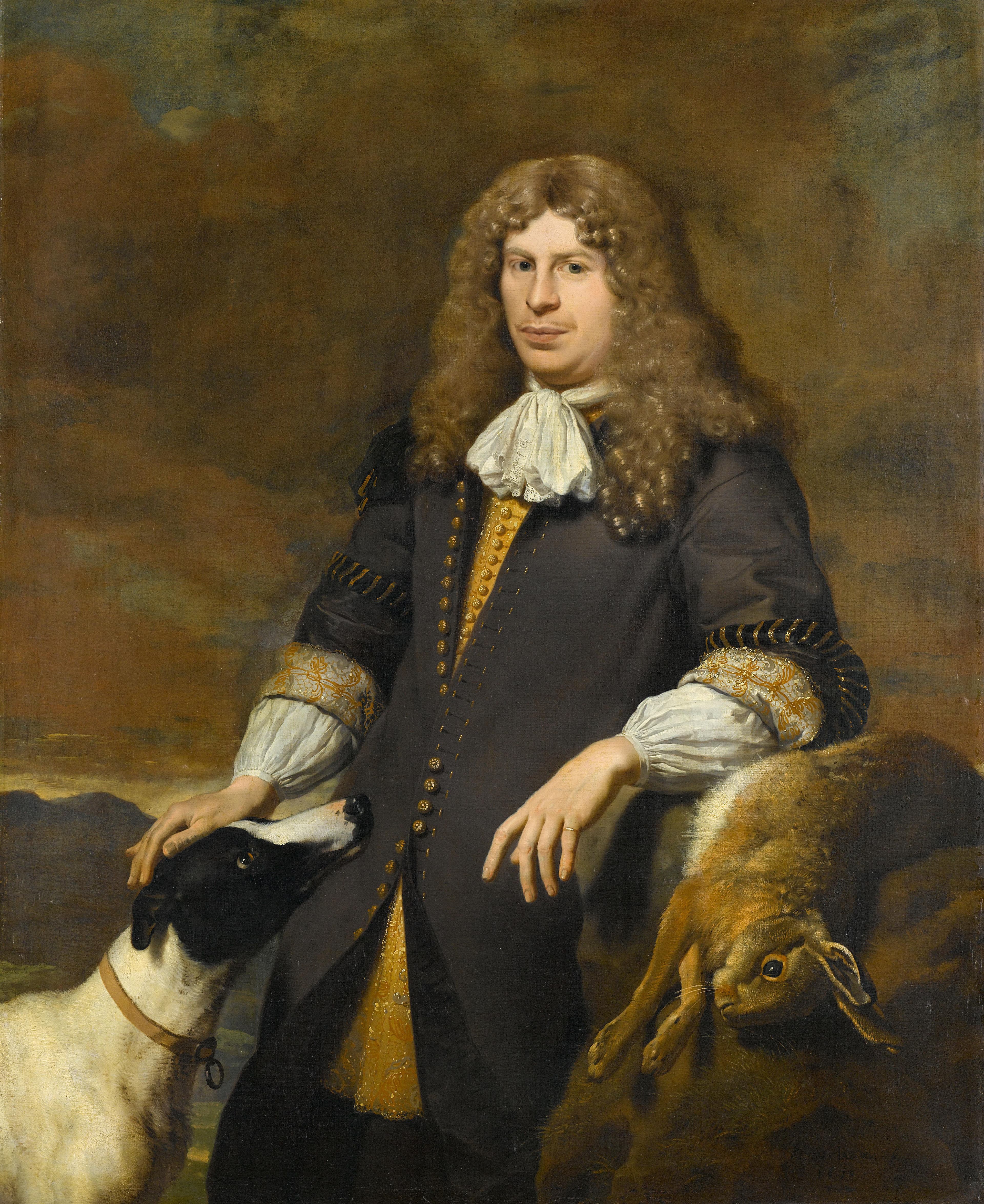 Portrait of a Man, possibly Jacob de Graeff, Alderman of Amsterdam in 1672 — Karel du Jardin