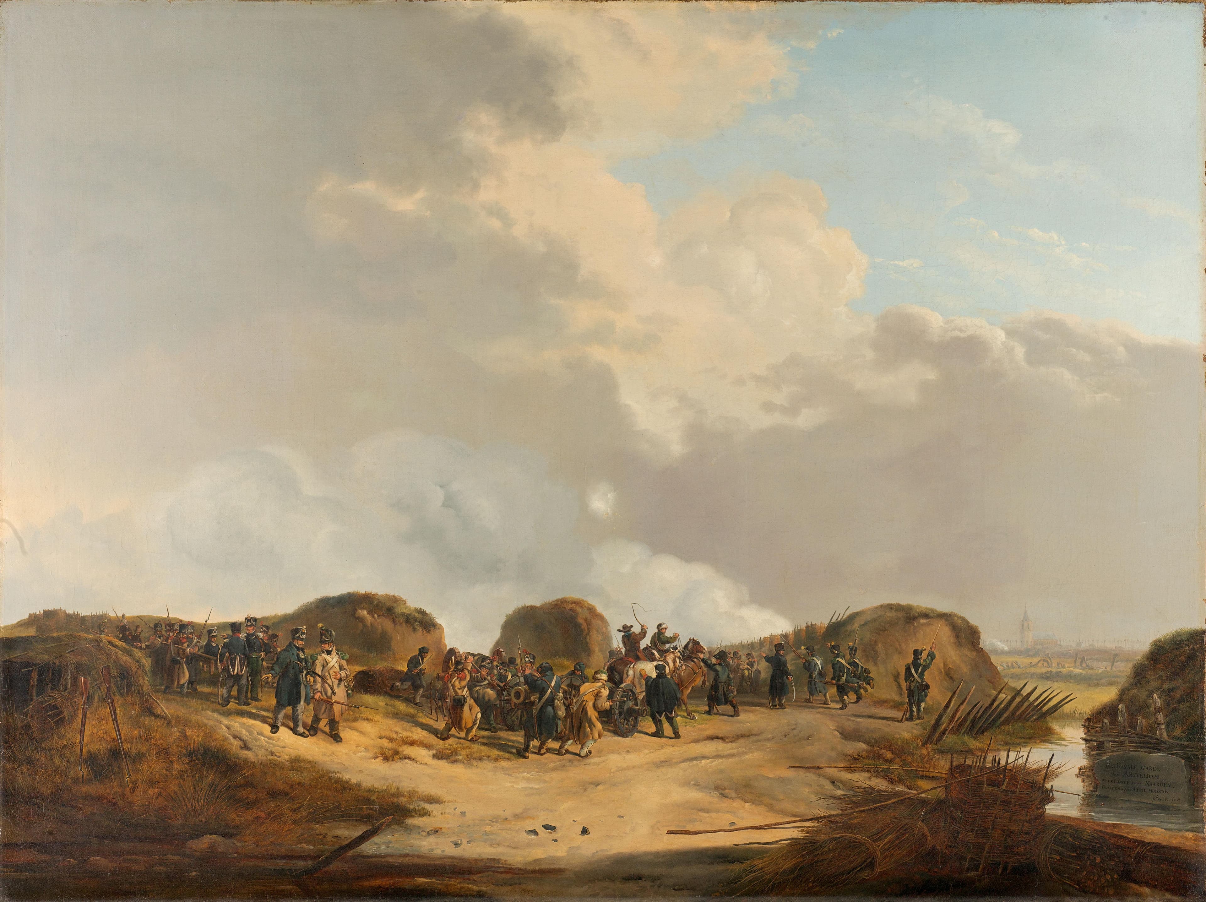 The Demilune constructed at the Siege of Naarden, April 1814 — Pieter Gerardus van Os