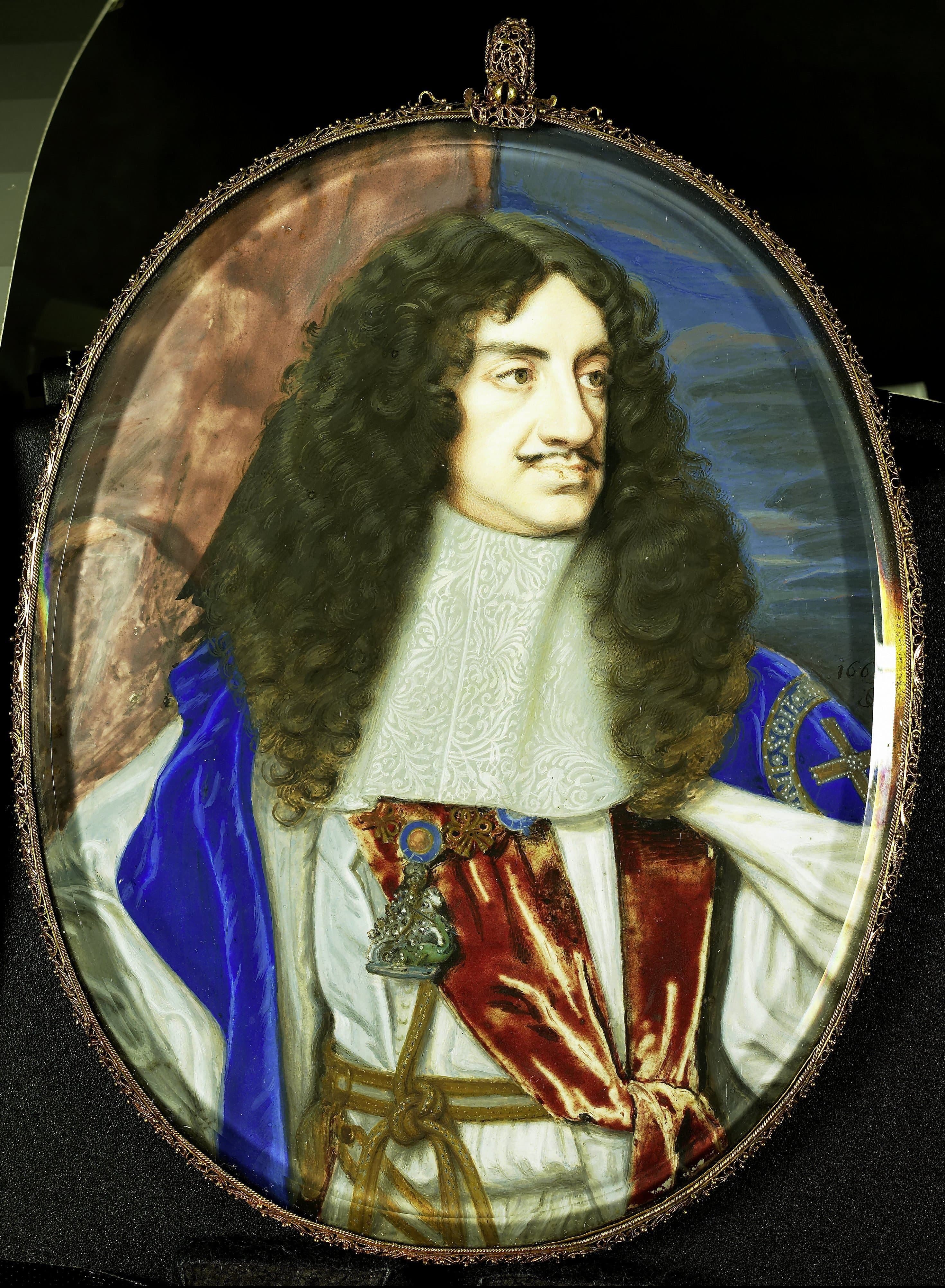 Karel II (1630-85), koning van Engeland — Samuel Cooper