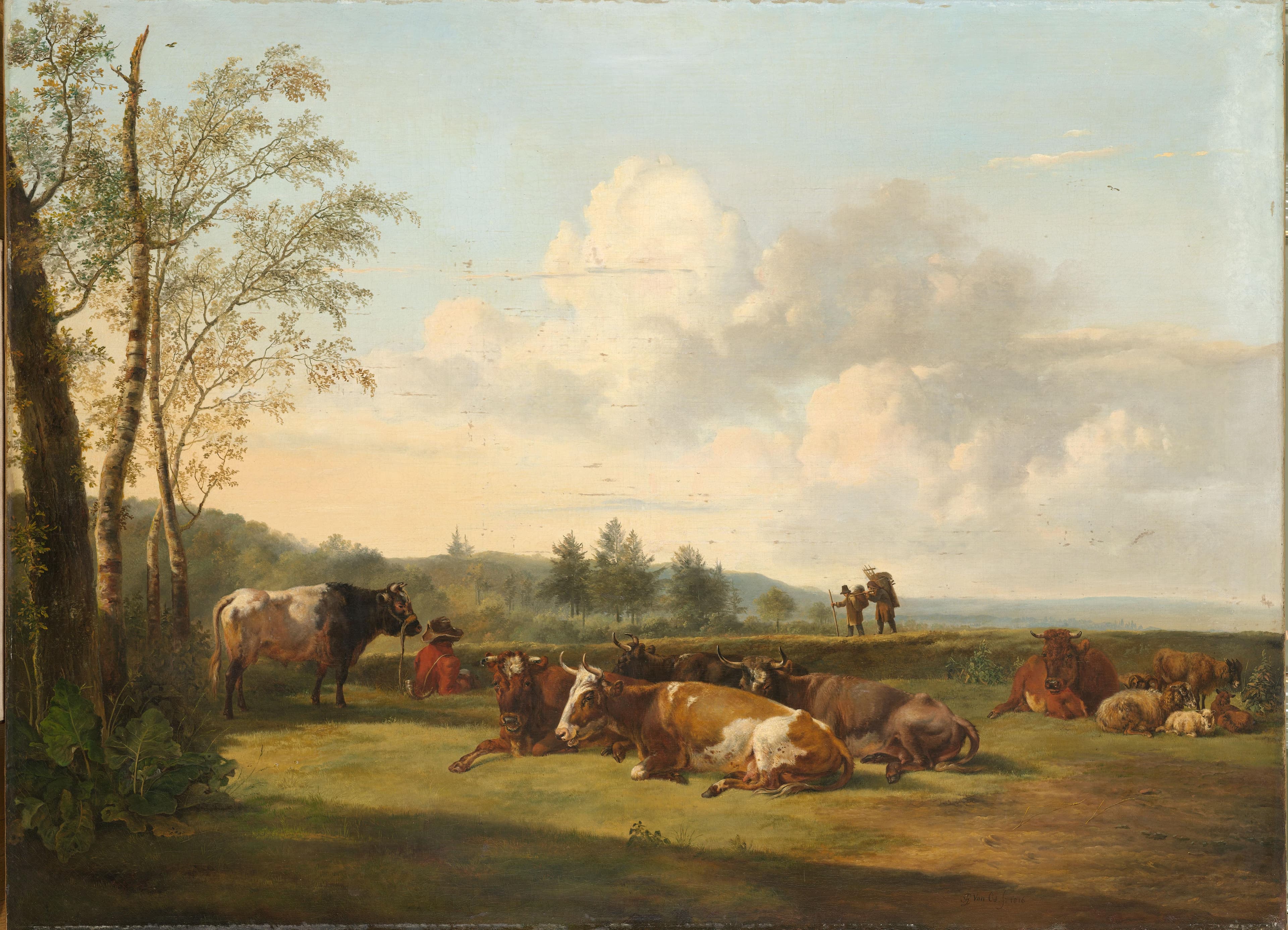 Landscape with Cattle — Pieter Gerardus van Os
