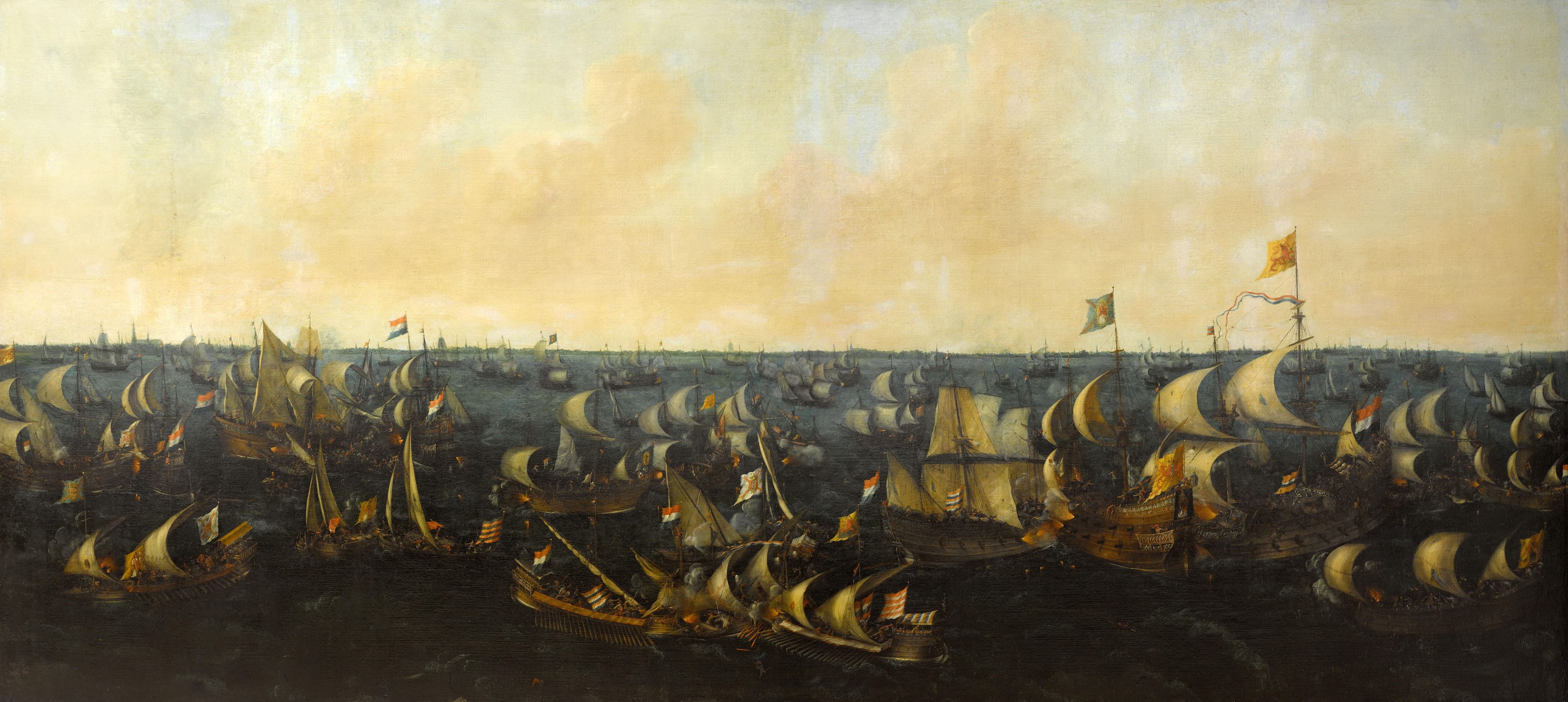 De slag op de Zuiderzee, 6 oktober 1573 — Abraham de Verwer