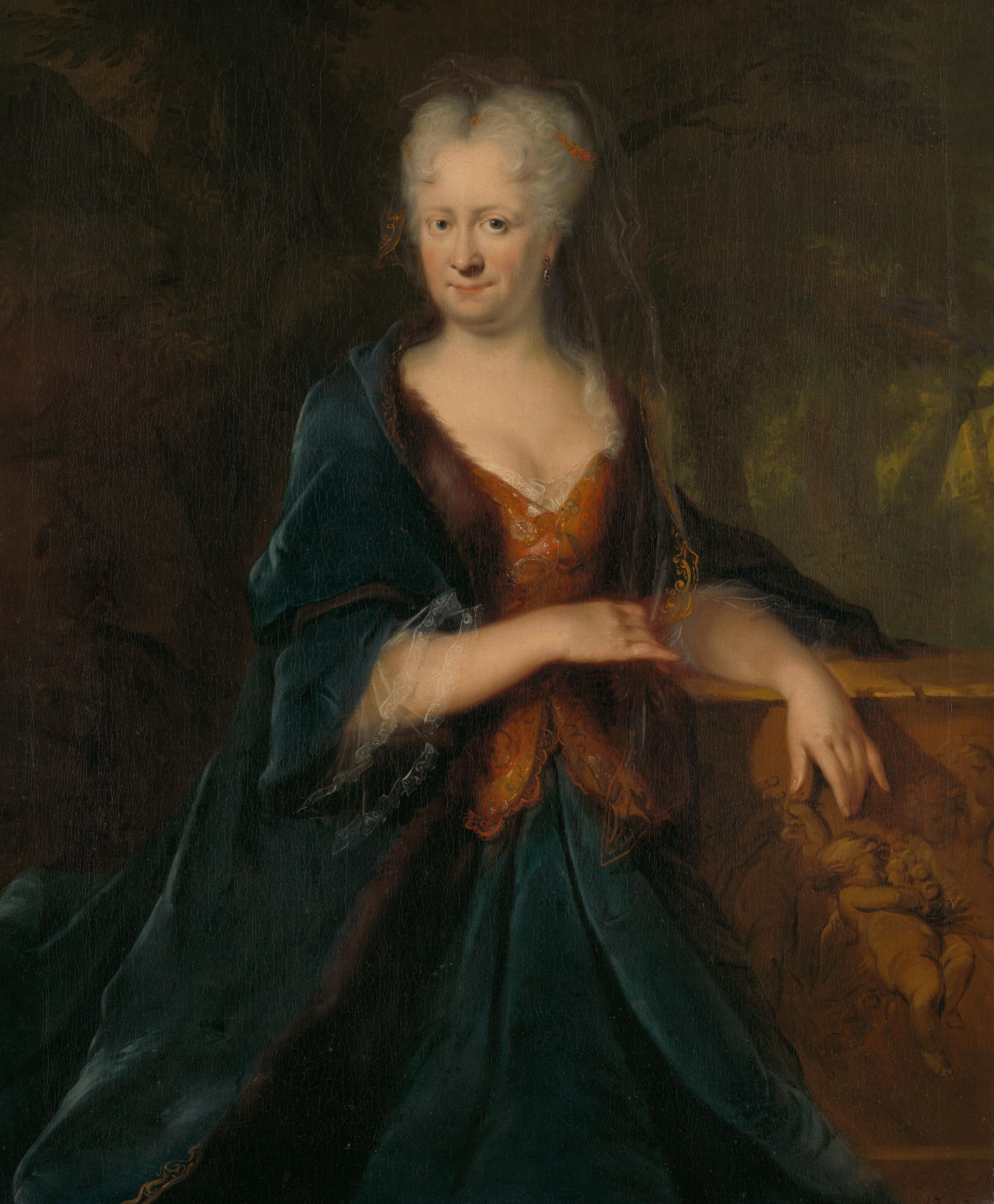 Portrait of Louise Christina Trip, wife of Gerrit Sichterman — Cornelis Troost