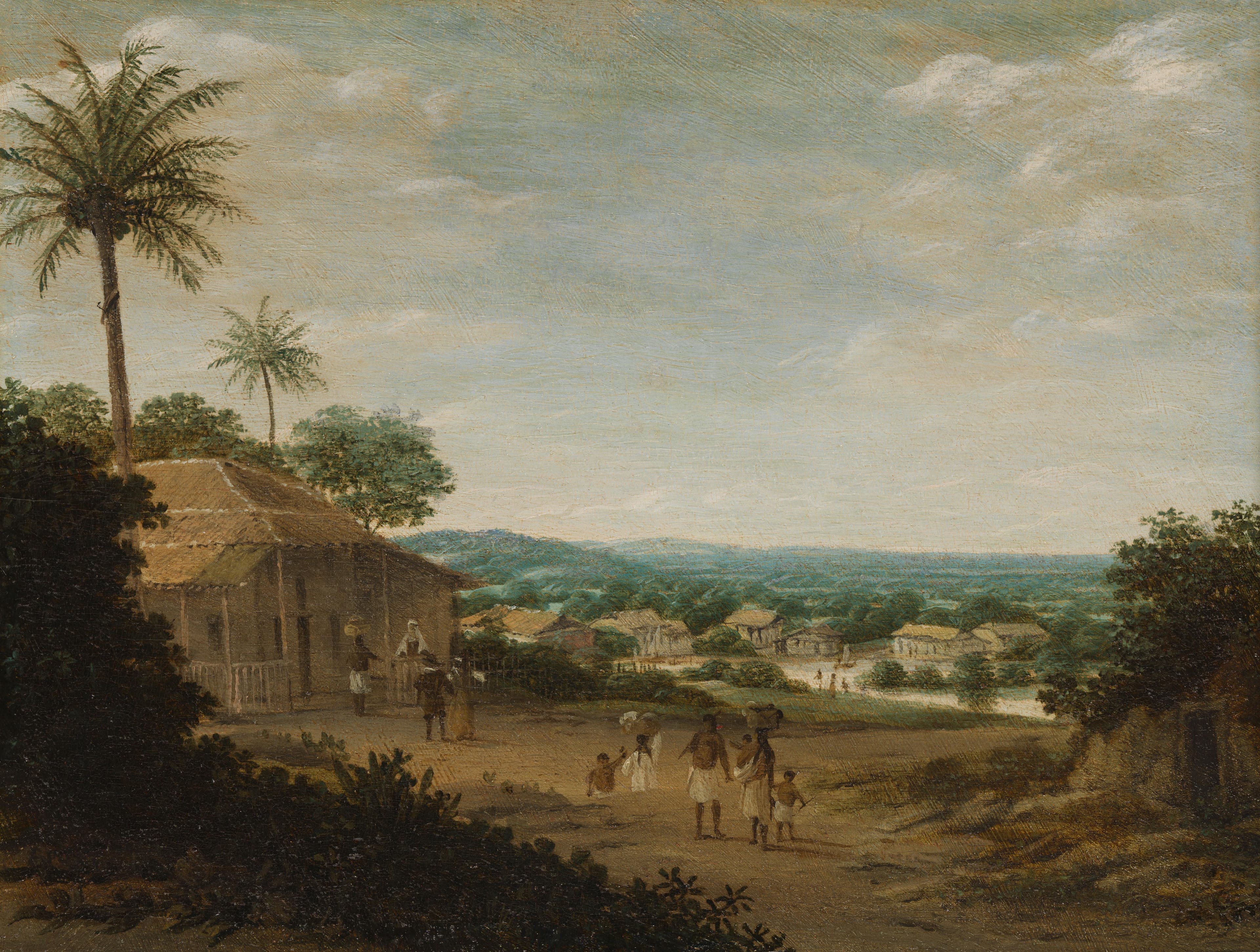 Braziliaans dorp — Frans Jansz Post