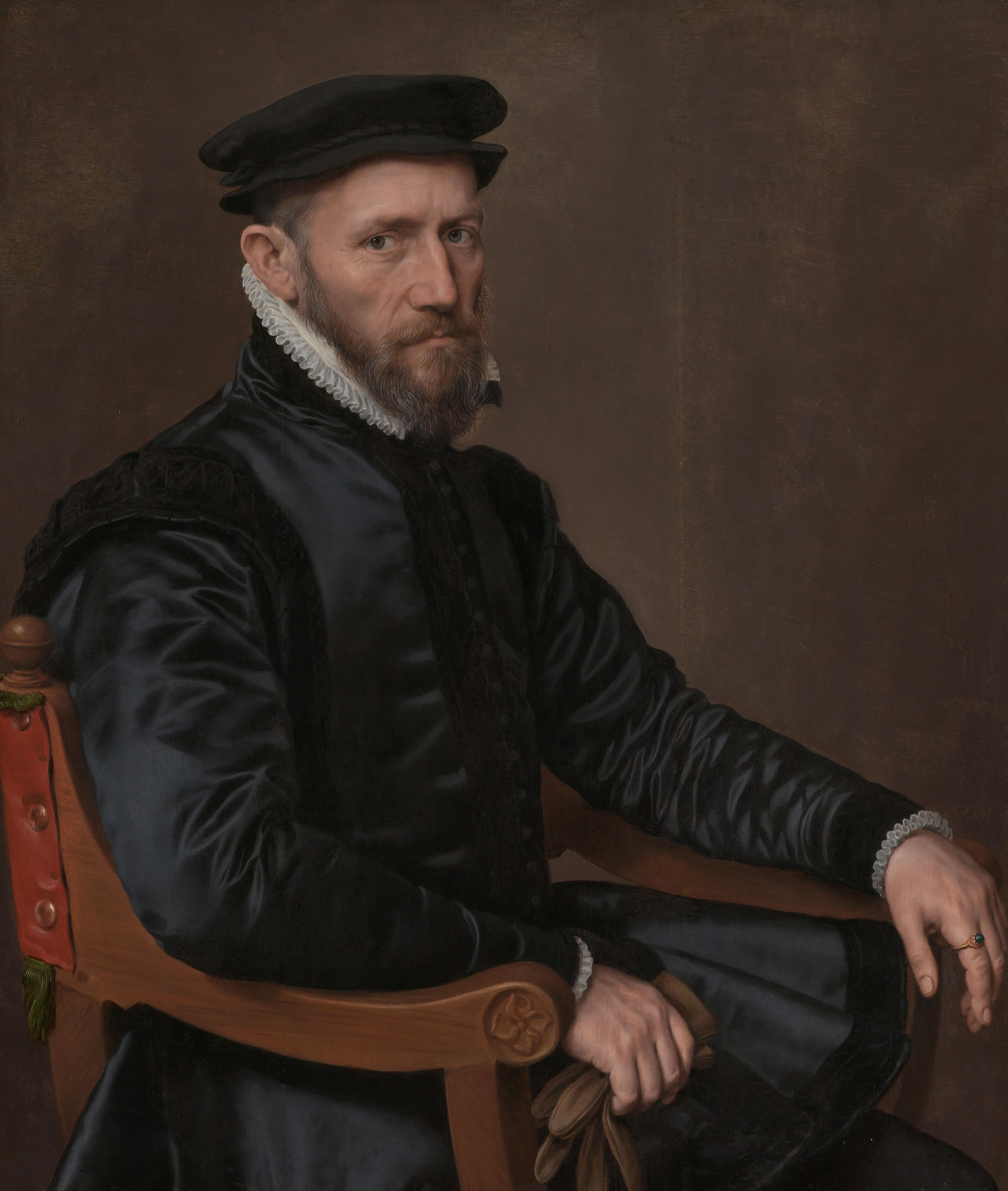 Portretten van Sir Thomas Gresham en Anne Fernely — Anthonis Mor