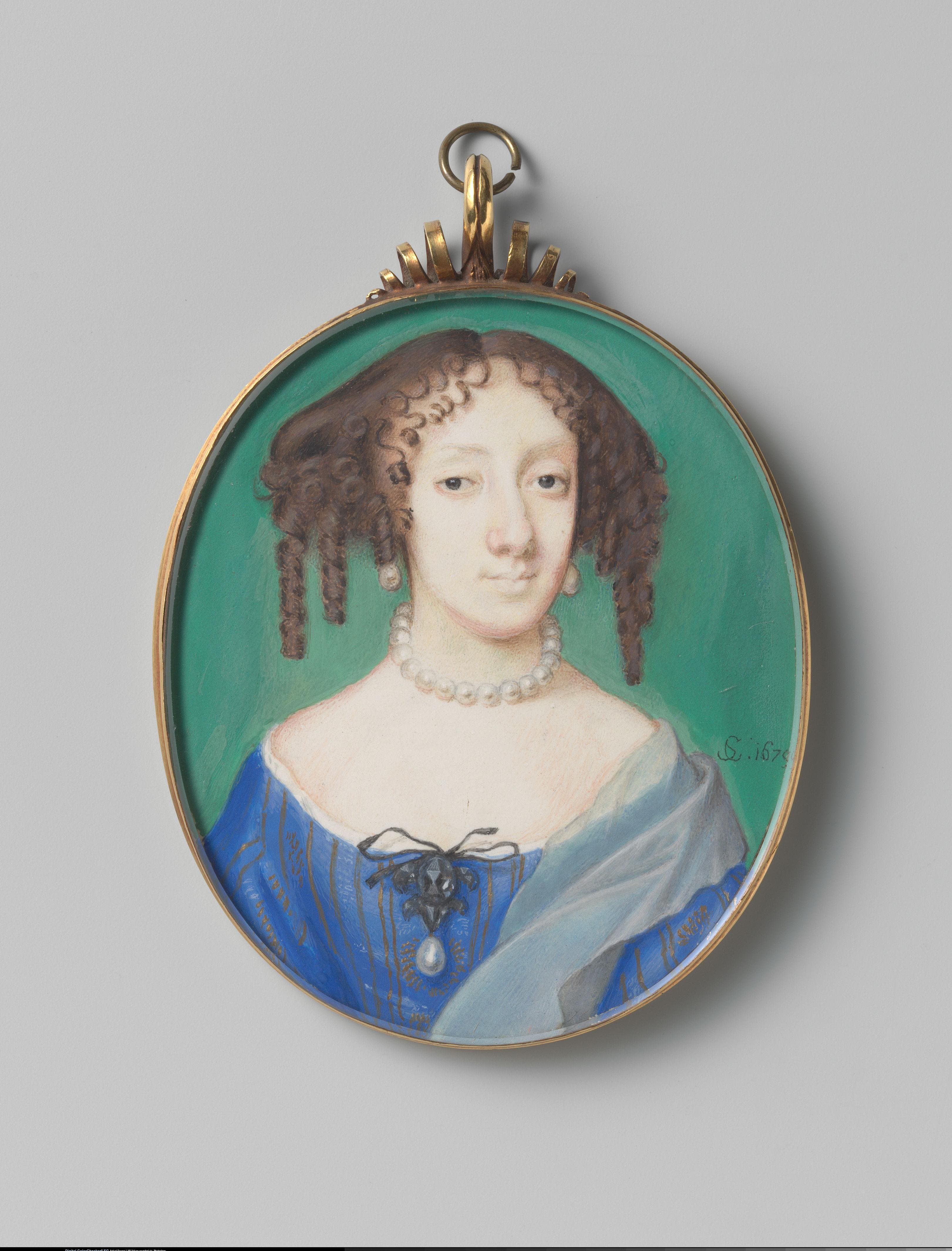 Portrait of Henrietta, Duchess of Orléans — Samuel Cooper