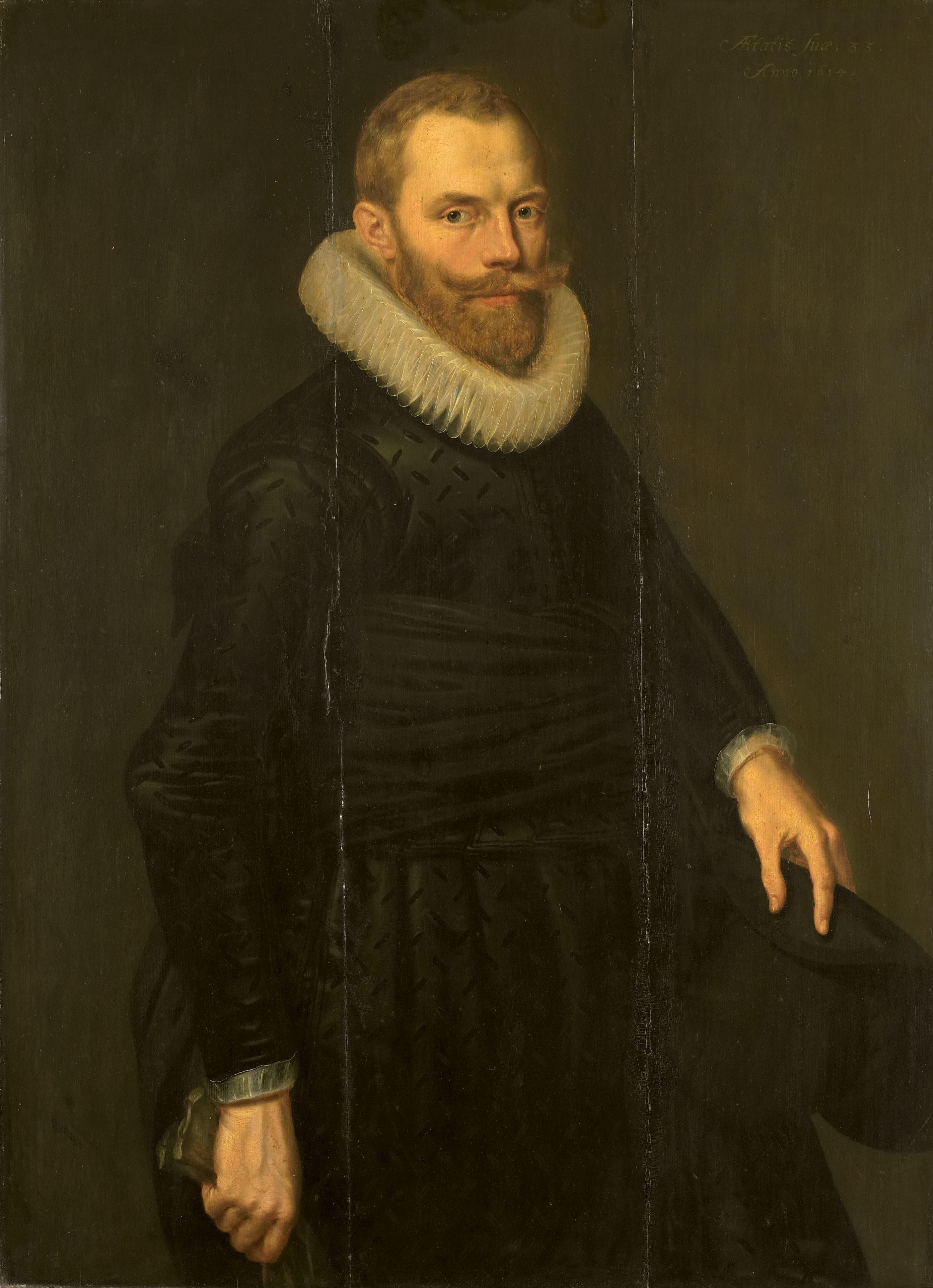 Portret van Dirck Hasselaer (1581-1645) — Cornelis van der Voort