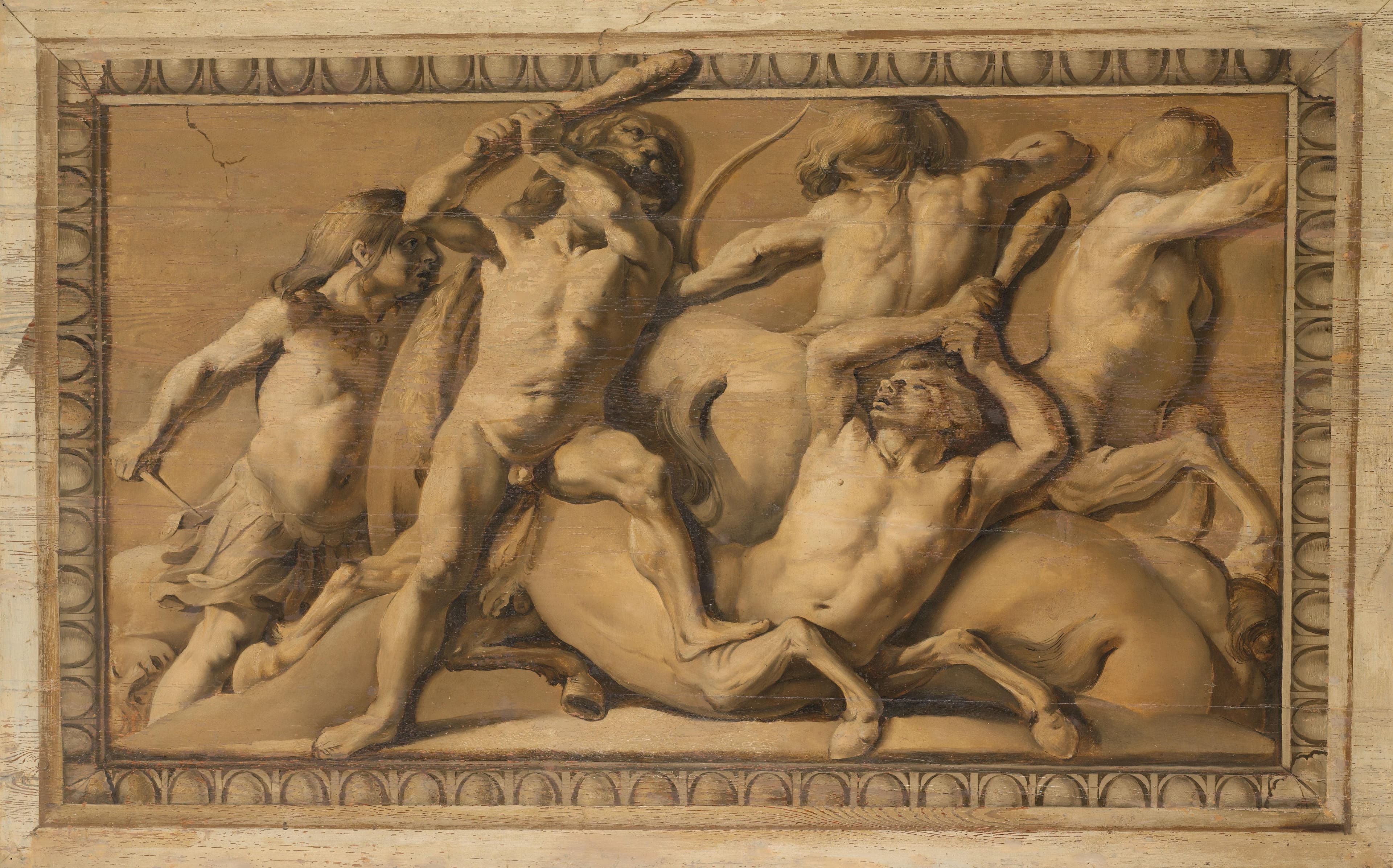 Hercules Slays the Centaurs (Jupiter Defeating the Centaurs) — Jacob van Campen