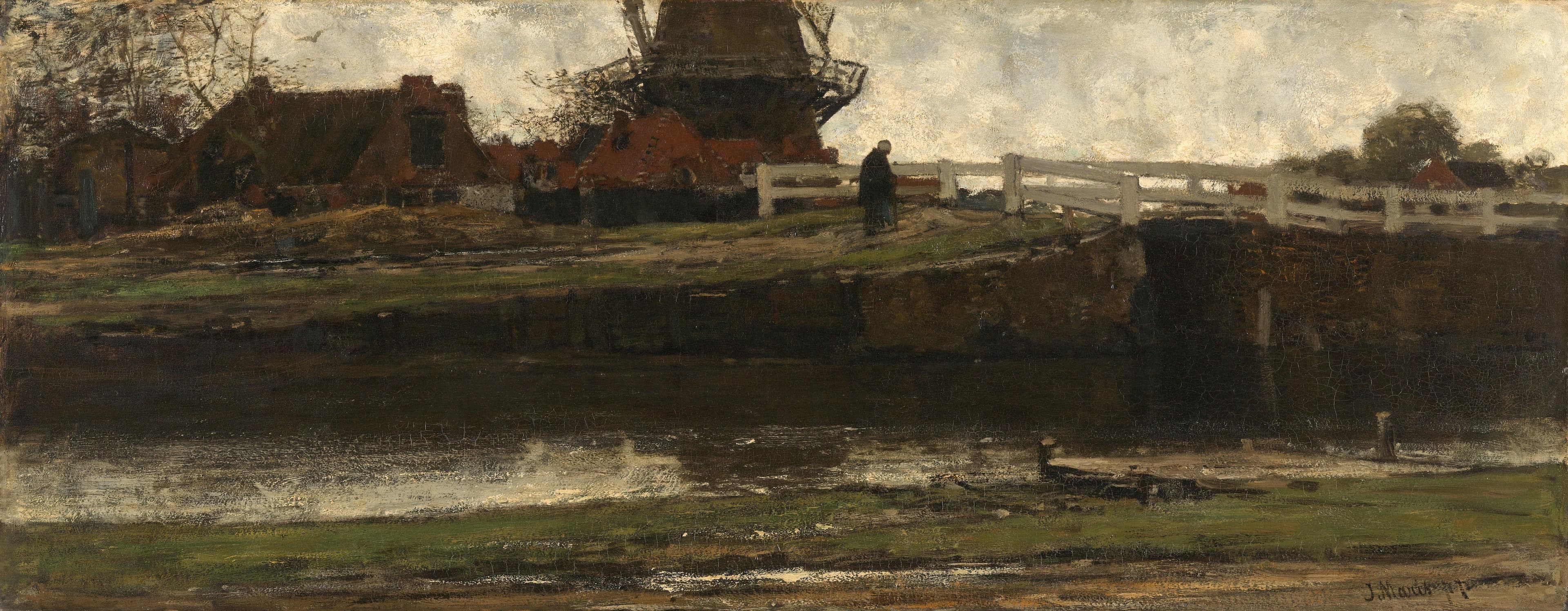 De afgesneden molen — Jacob Maris