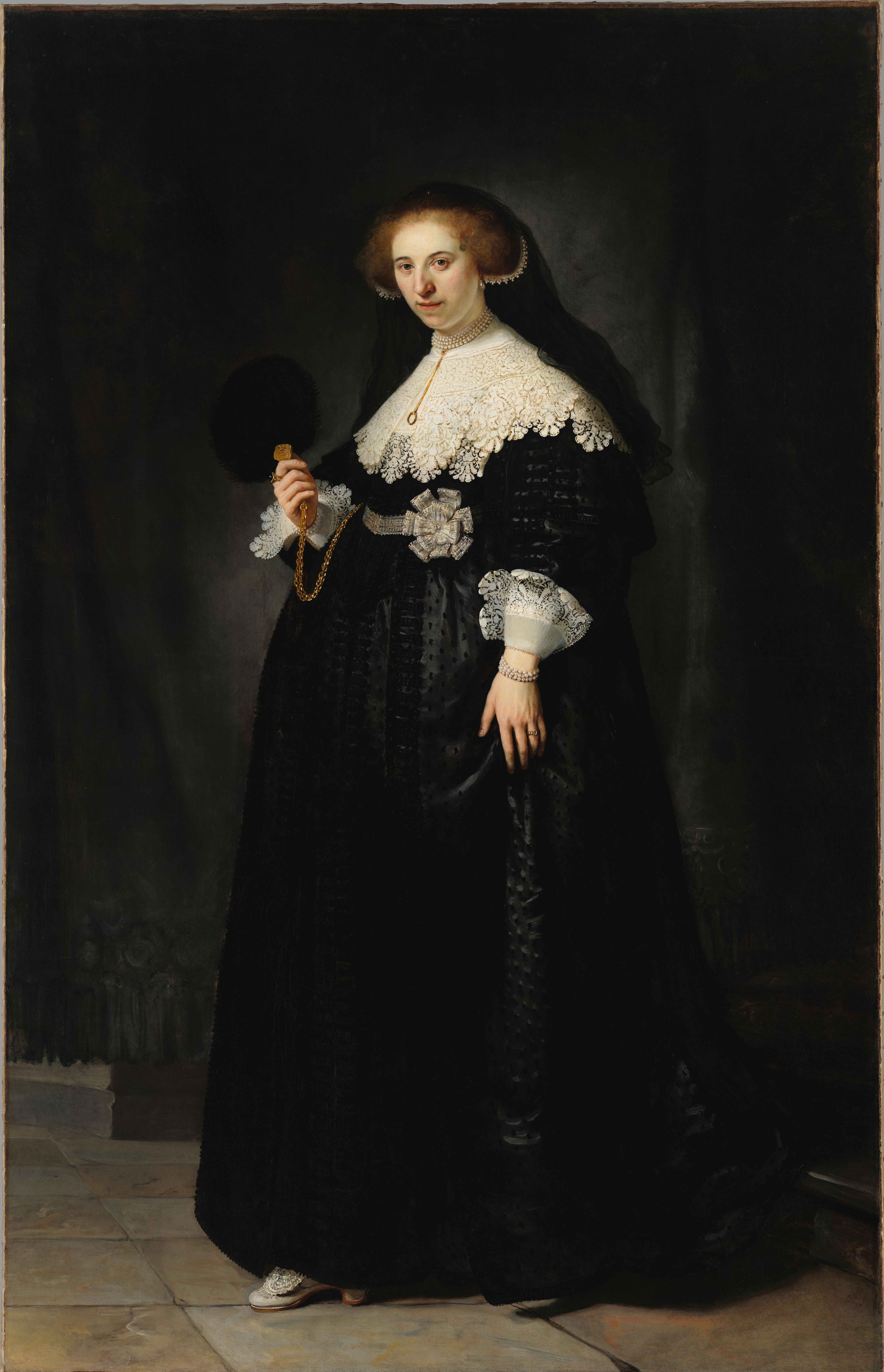 Portrait of Oopjen Coppit — Rembrandt van Rijn