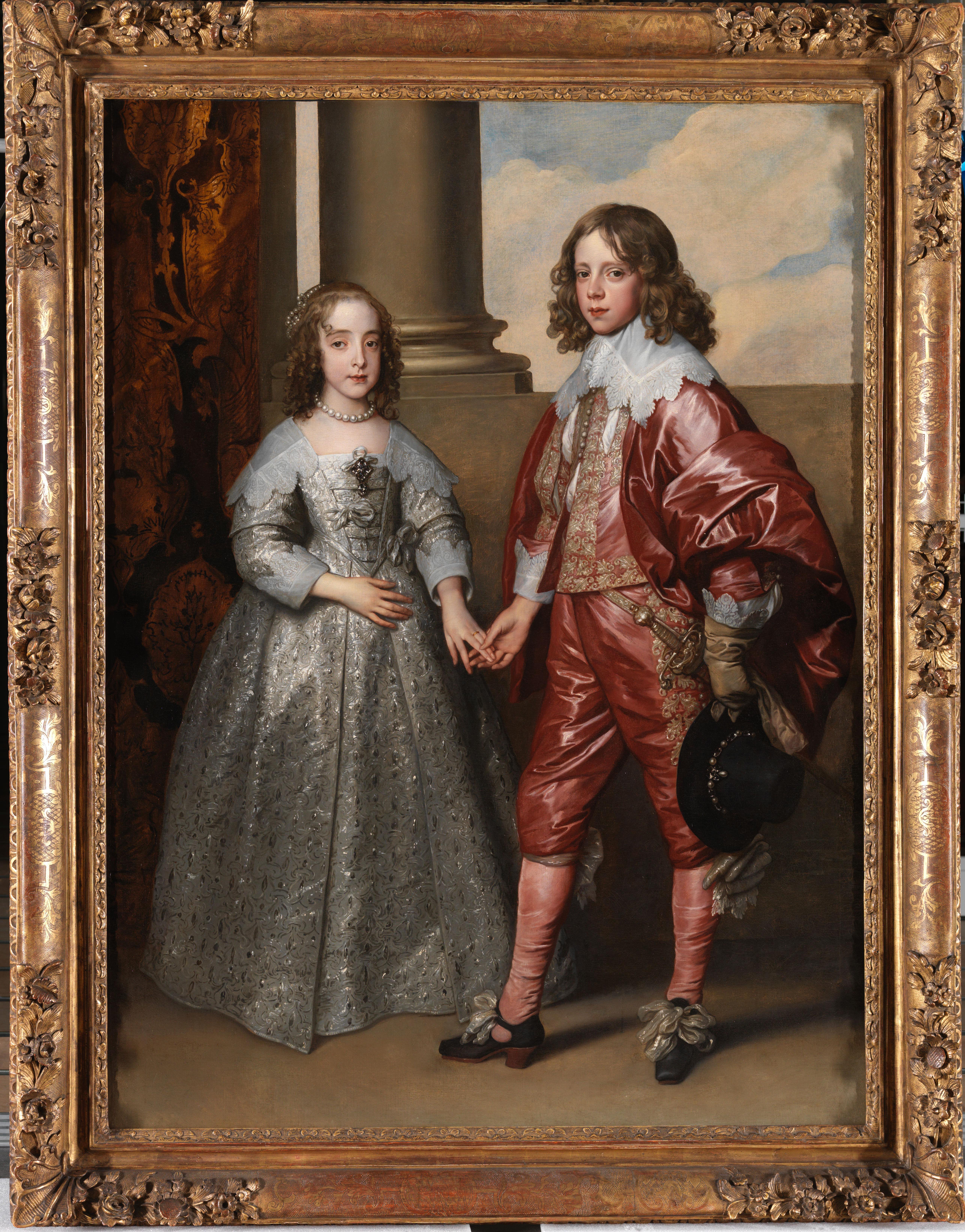 Maria Stuart en Willem II — Anthony van Dyck