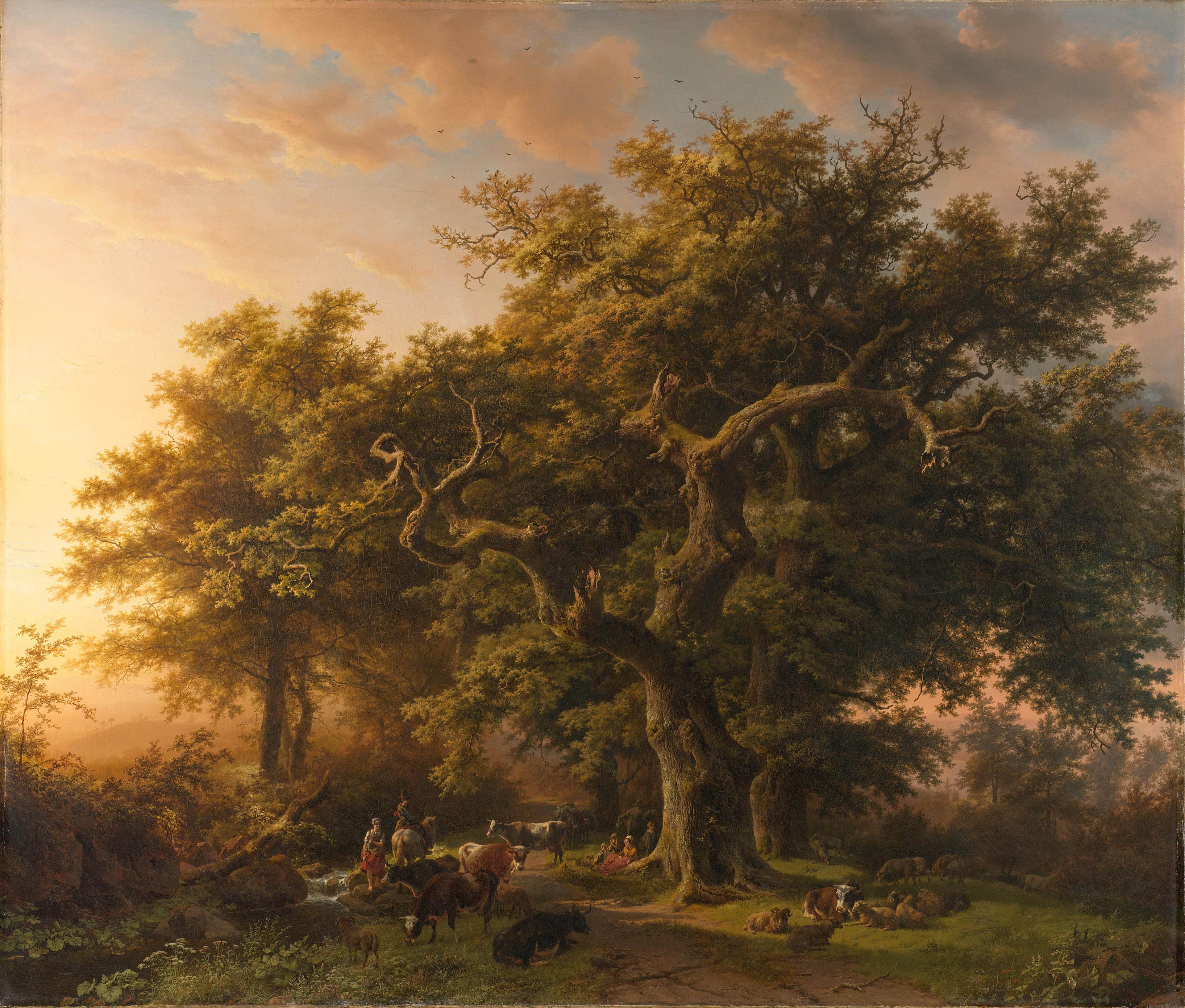 Bosgezicht — Barend Cornelis Koekkoek