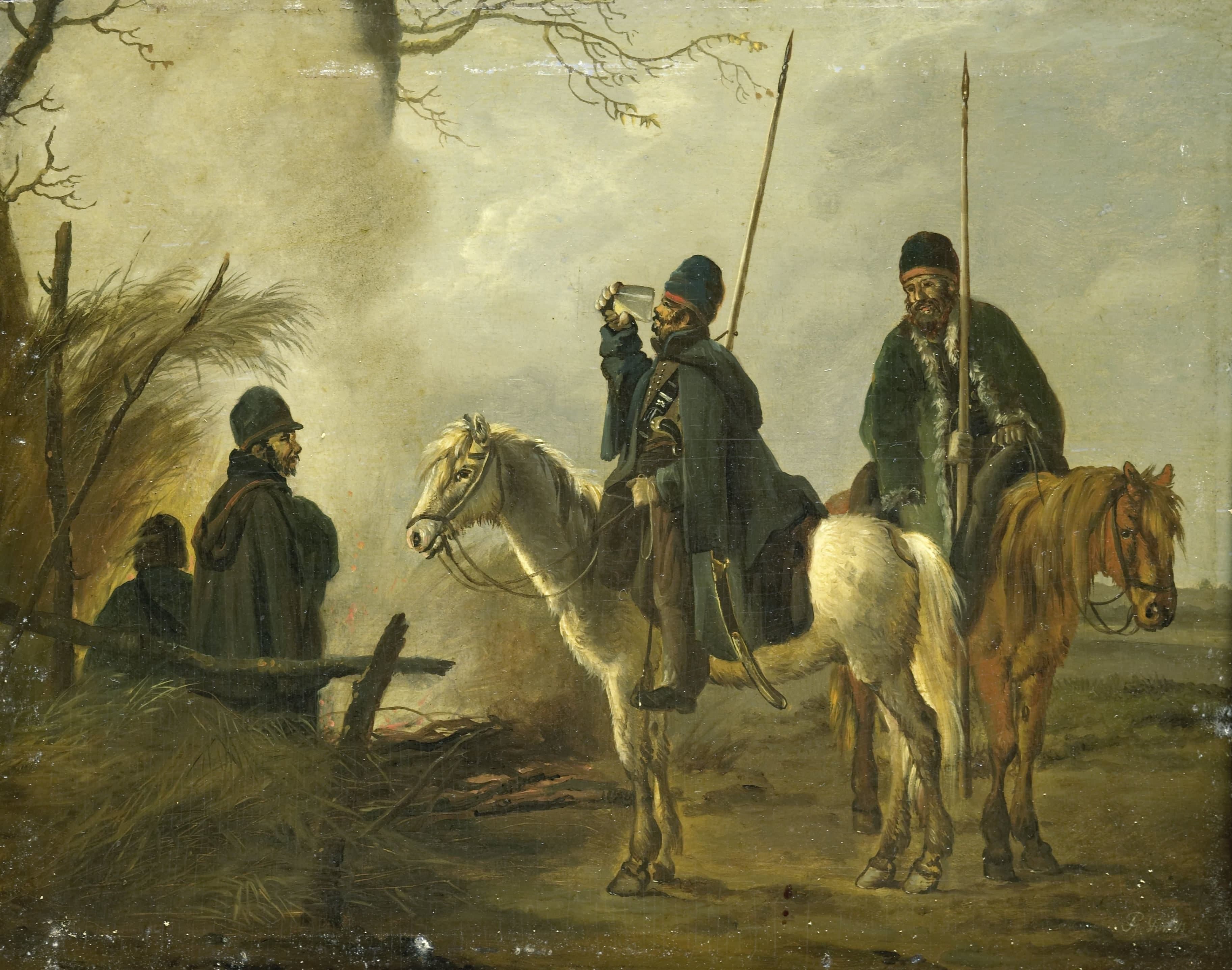 Kozakkenvoorpost in 1813 — Pieter Gerardus van Os