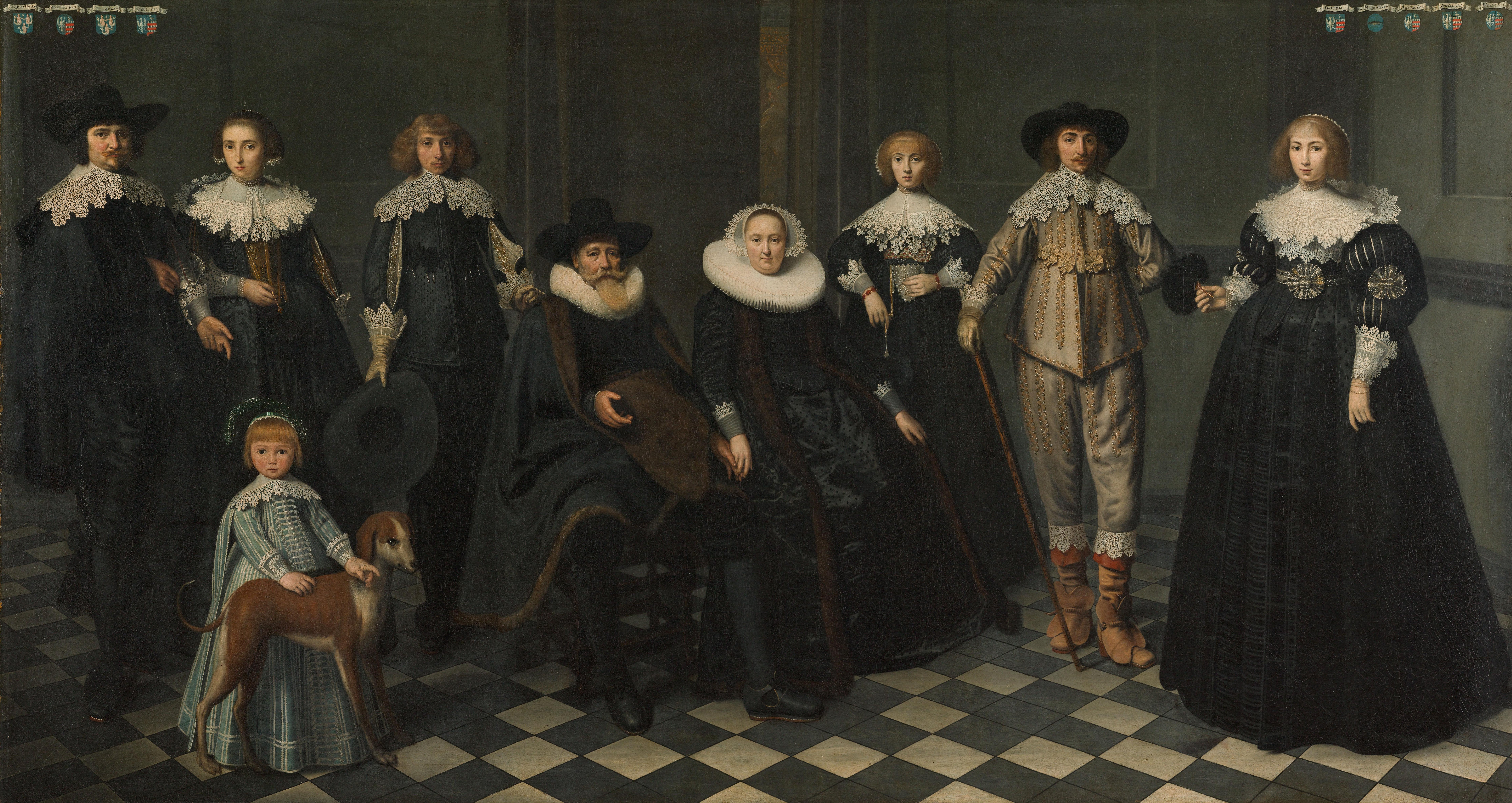 Het gezin van Dirck Bas Jacobsz, burgemeester van Amsterdam — Dirck van Santvoort