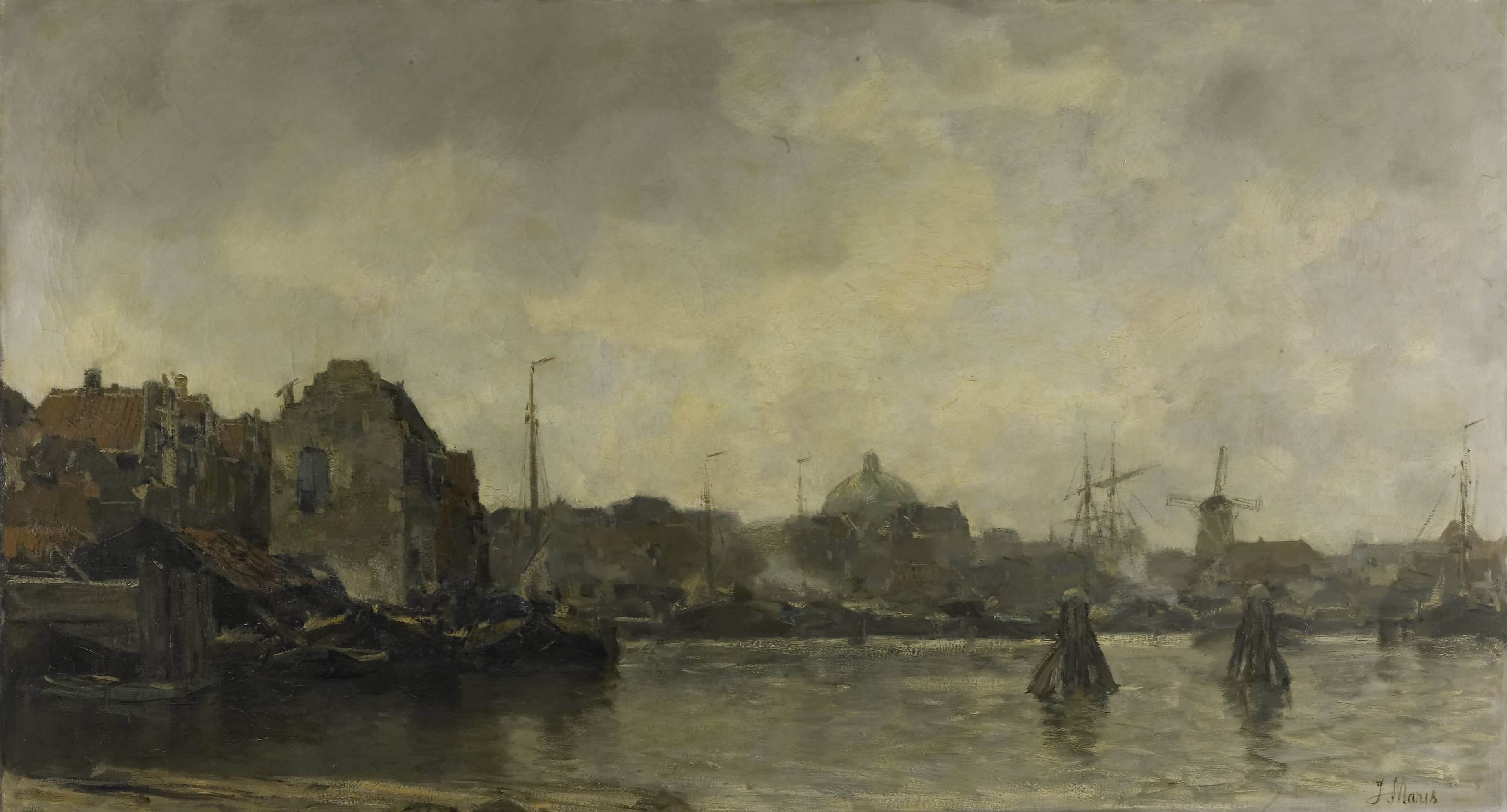 Stadsgezicht — Jacob Maris