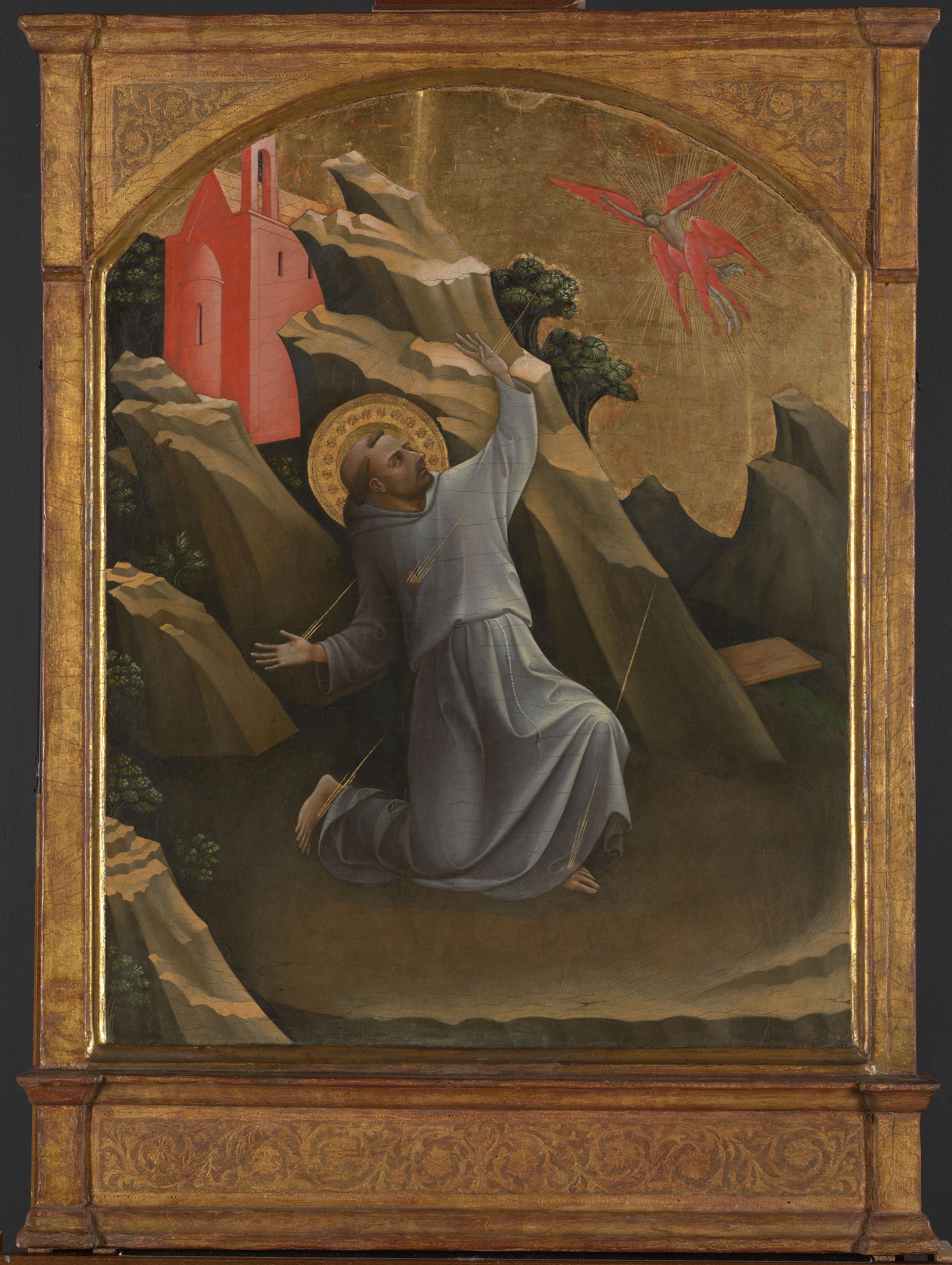 De stigmatisatie van de heilige Franciscus van Assisi — Lorenzo Monaco