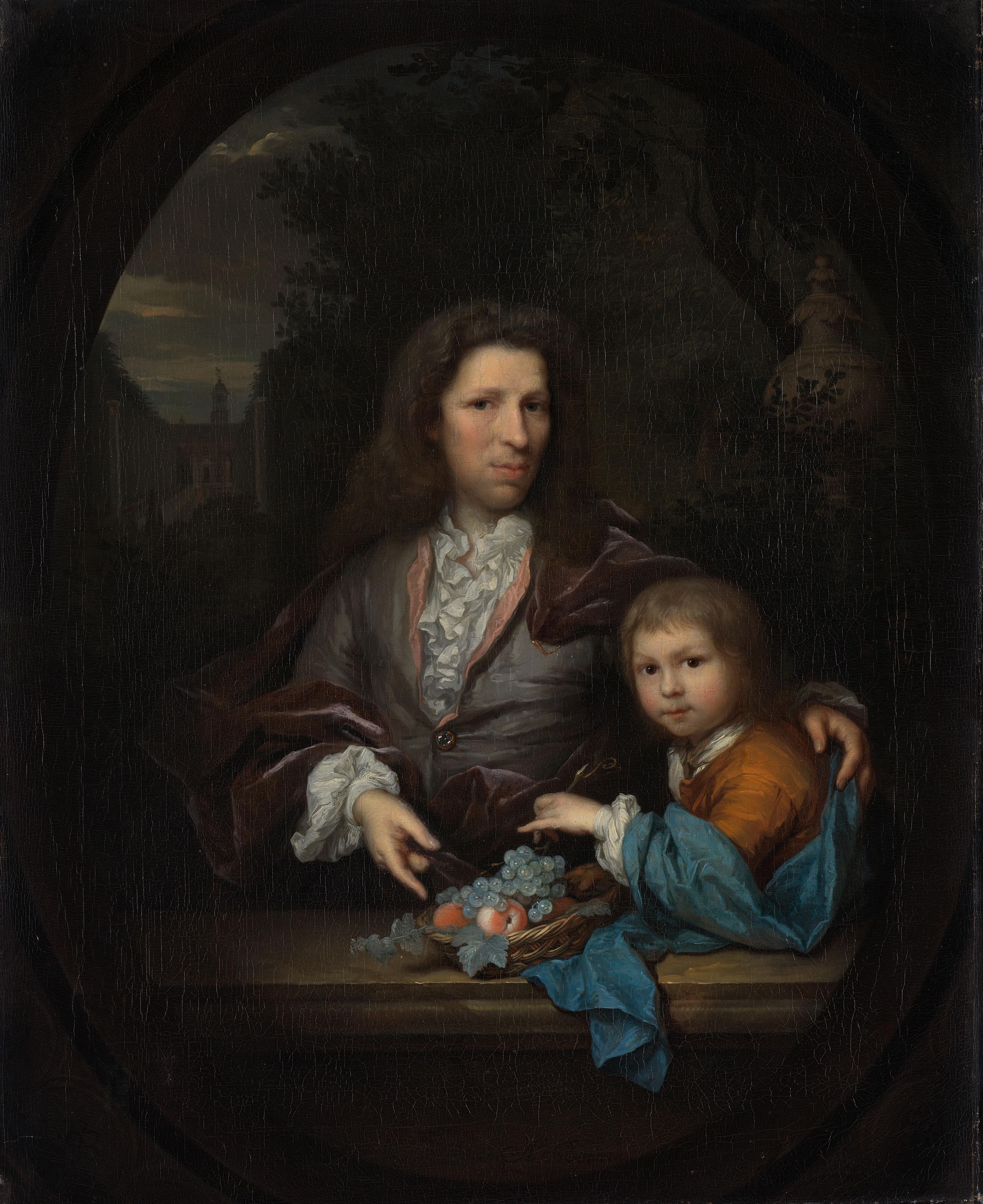 Jan van de Poll (1668-1745) and his Son Harmen Hendrick (1697-1772). — Arnold Boonen