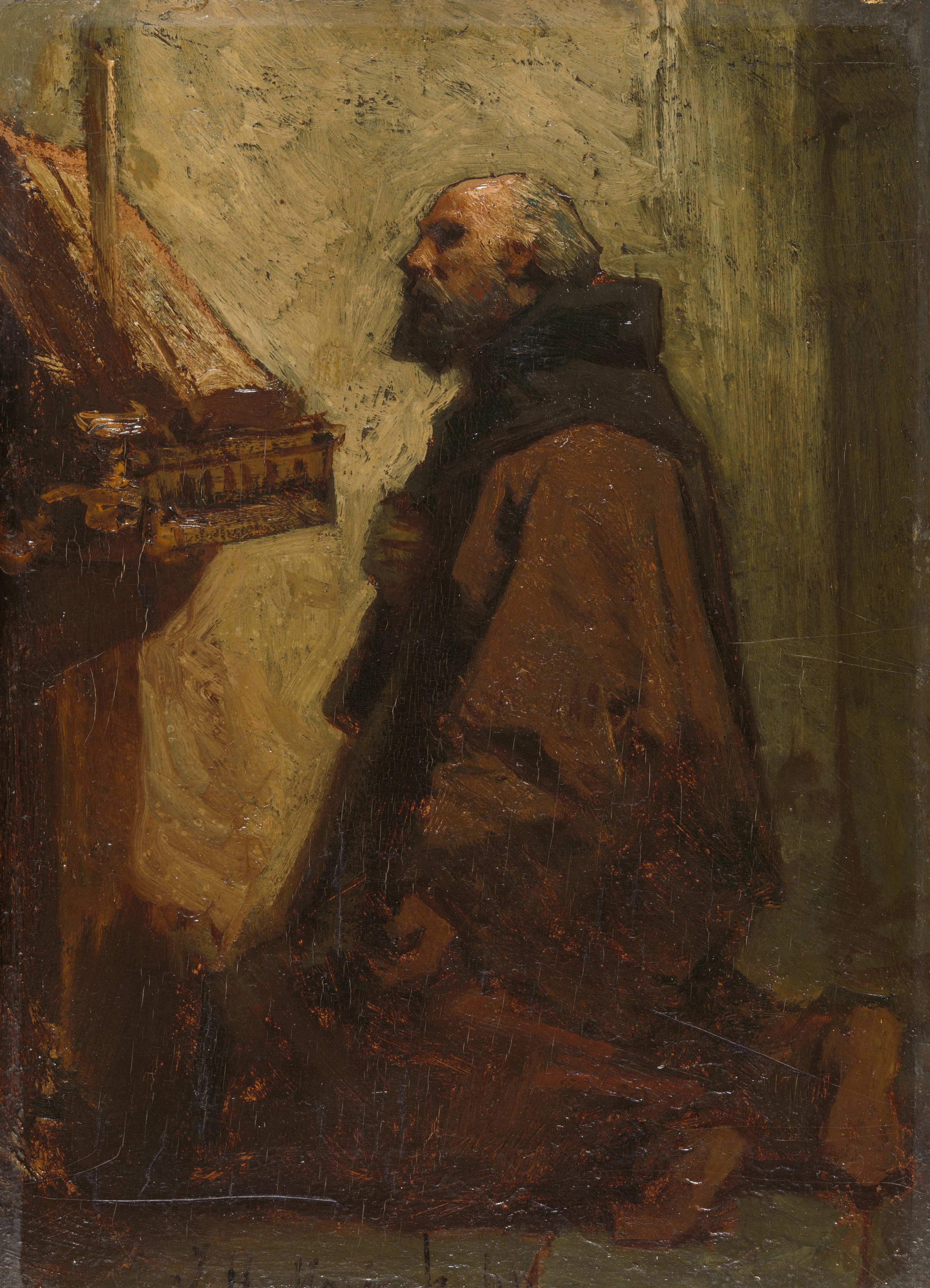 Praying Monk (Monk at his Devotions) — Jacob Maris
