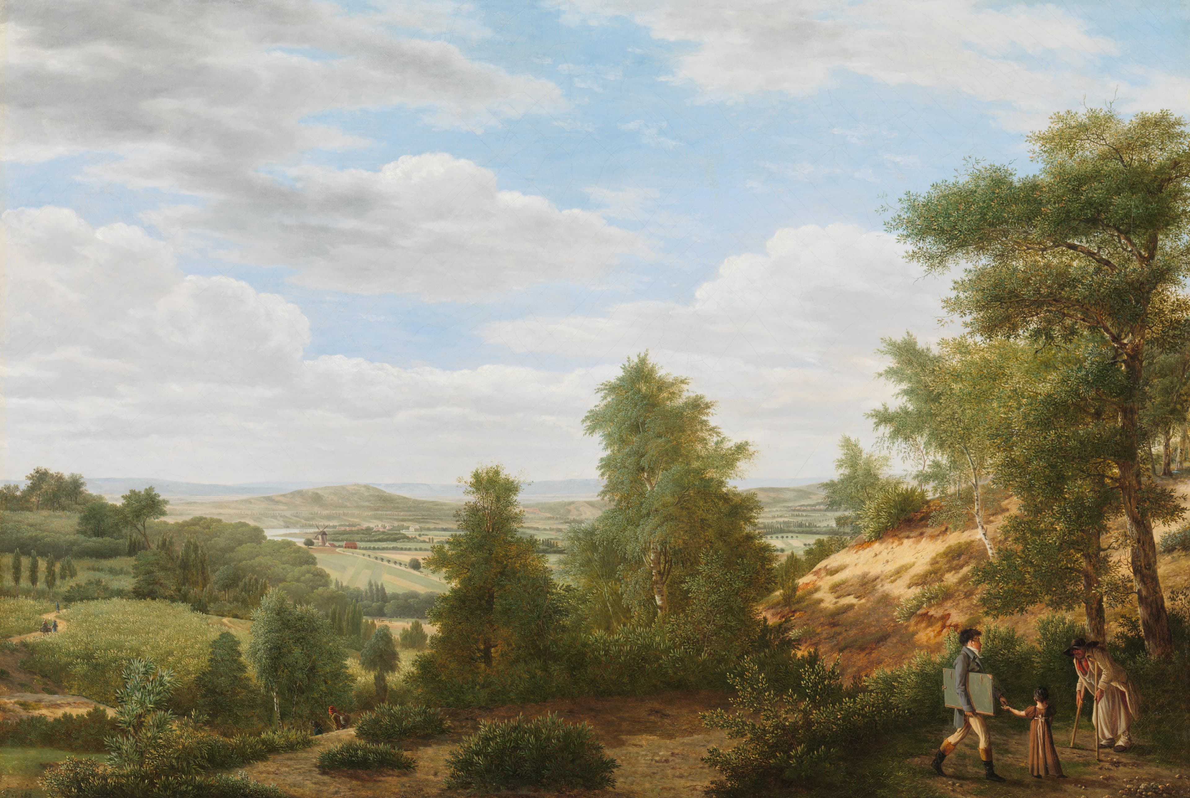 Gezicht op de vlakte van Montmorency bij Saint-Leu-la-Forêt — Pieter Rudolph Kleijn