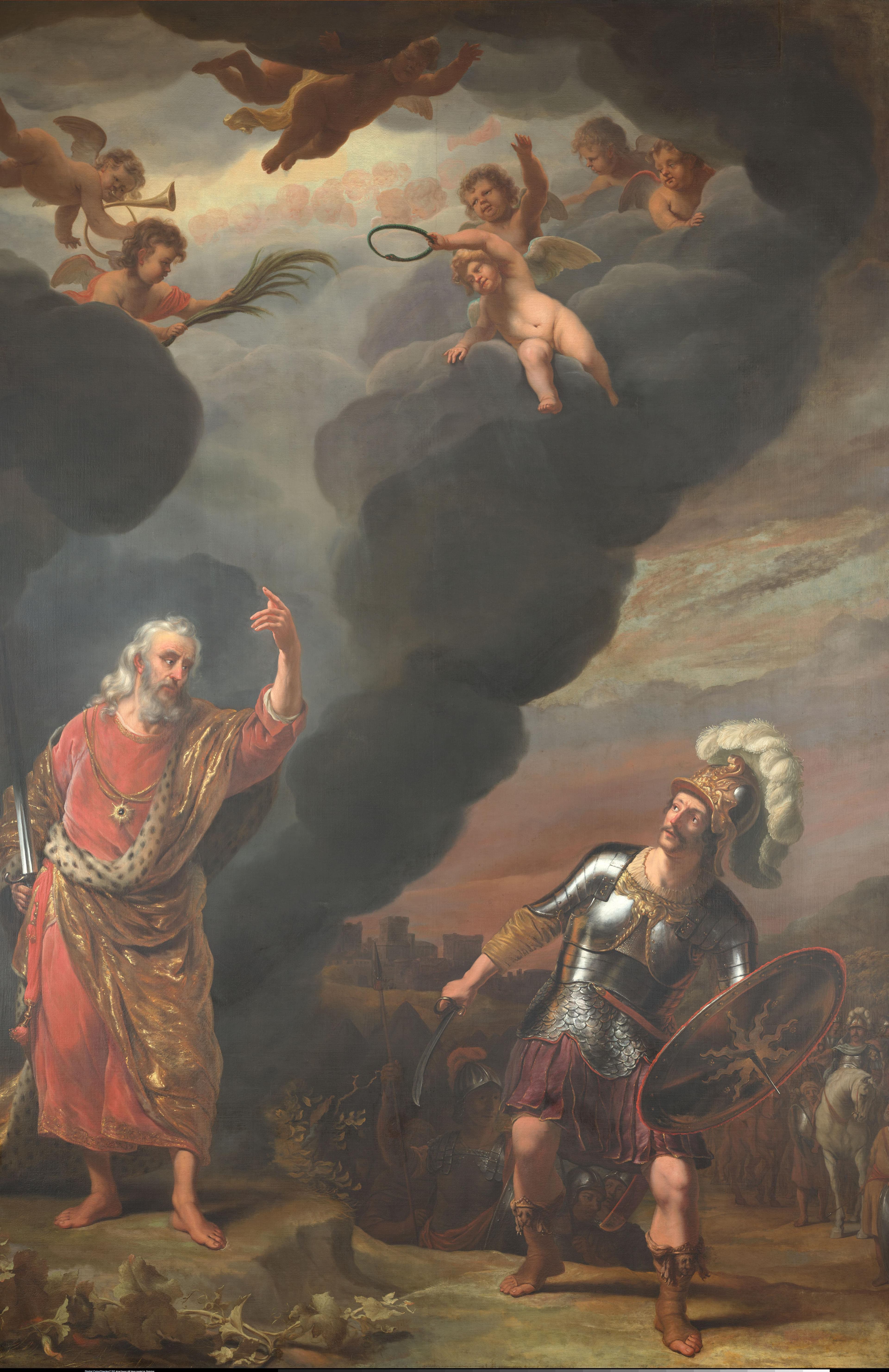 The Captain of God's Army Appearing to Joshua — Ferdinand Bol