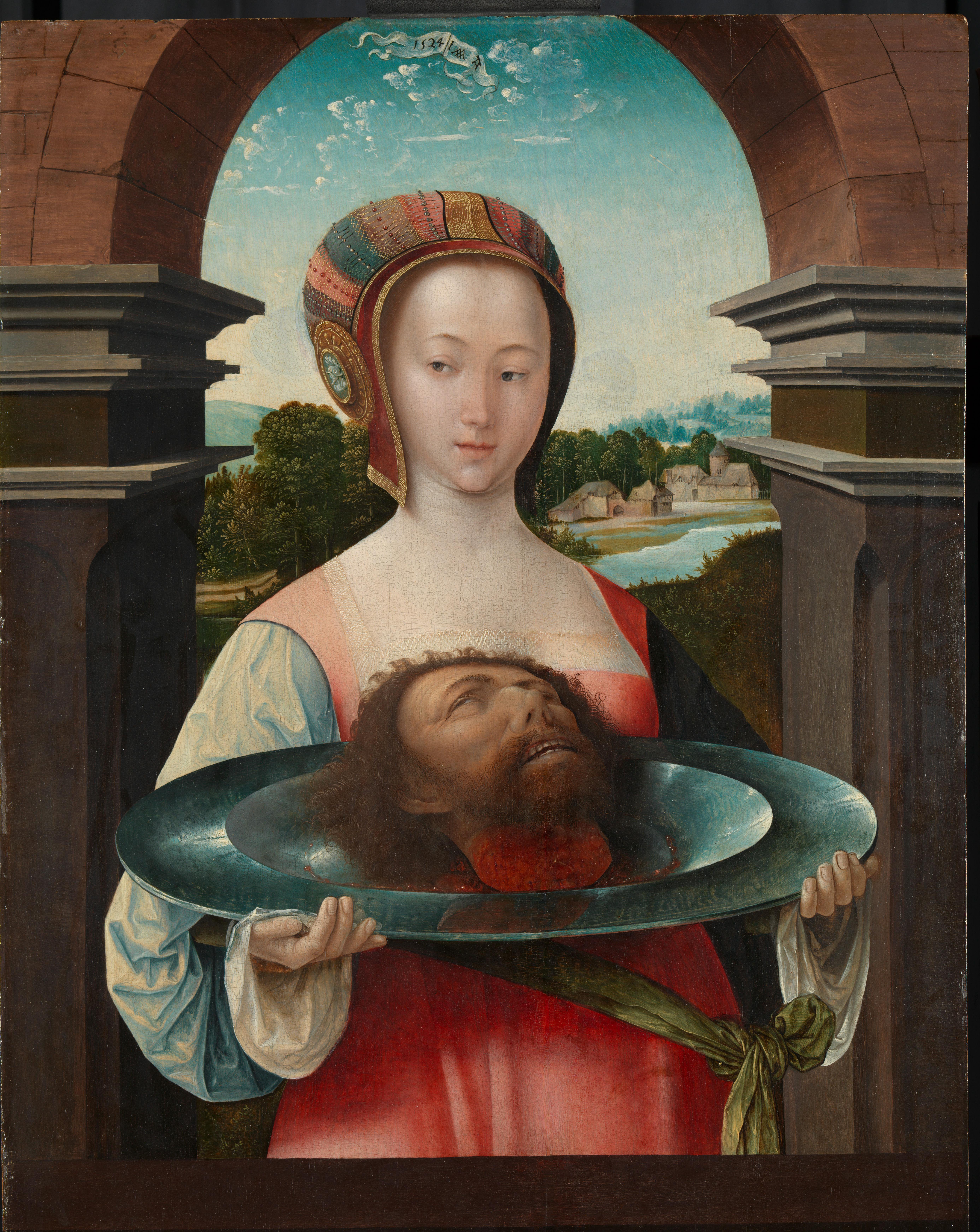 Salome met het hoofd van Johannes de Doper — Jacob Cornelisz van Oostsanen