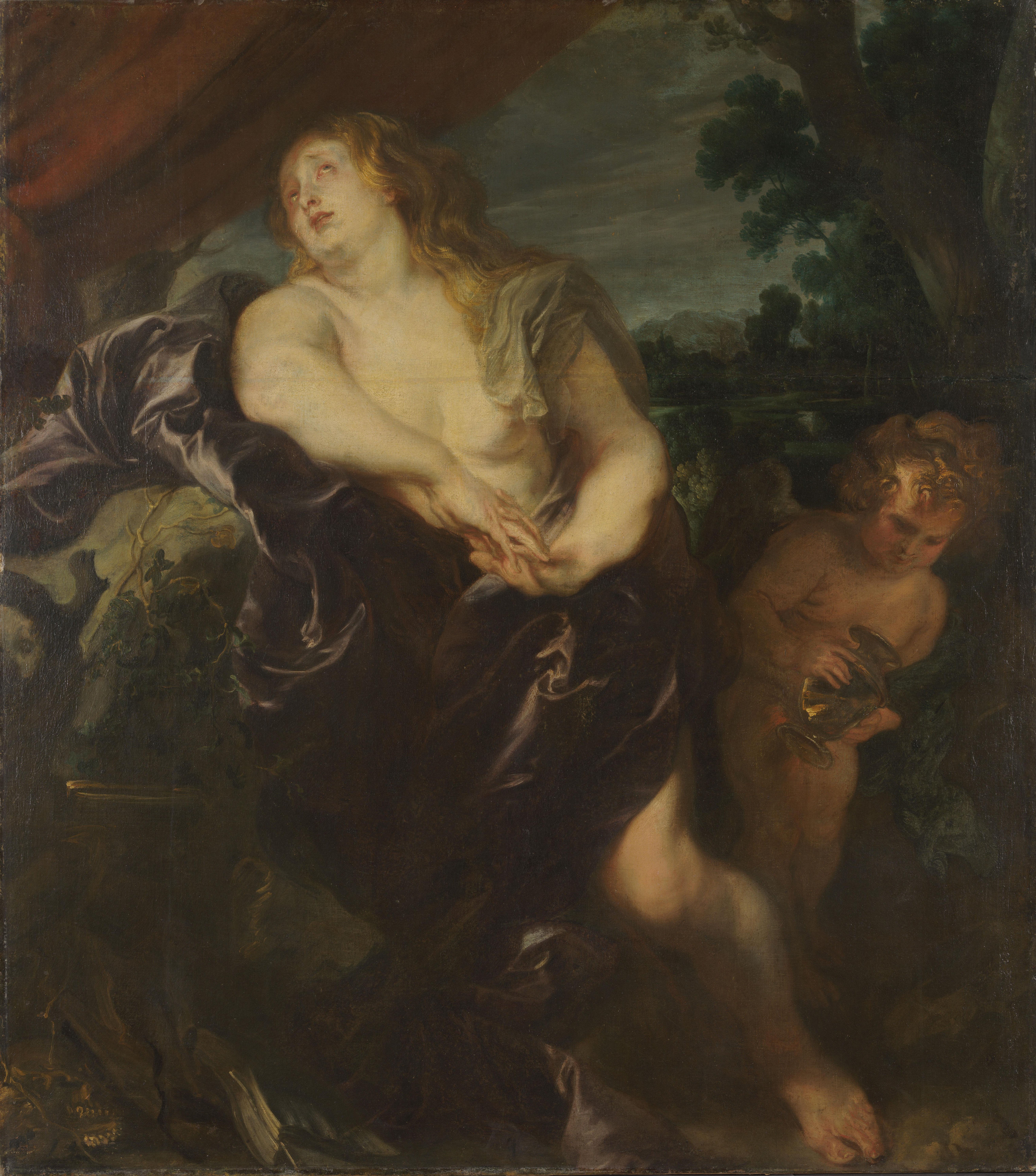 The Penitent Magdalen — Anthony van Dyck