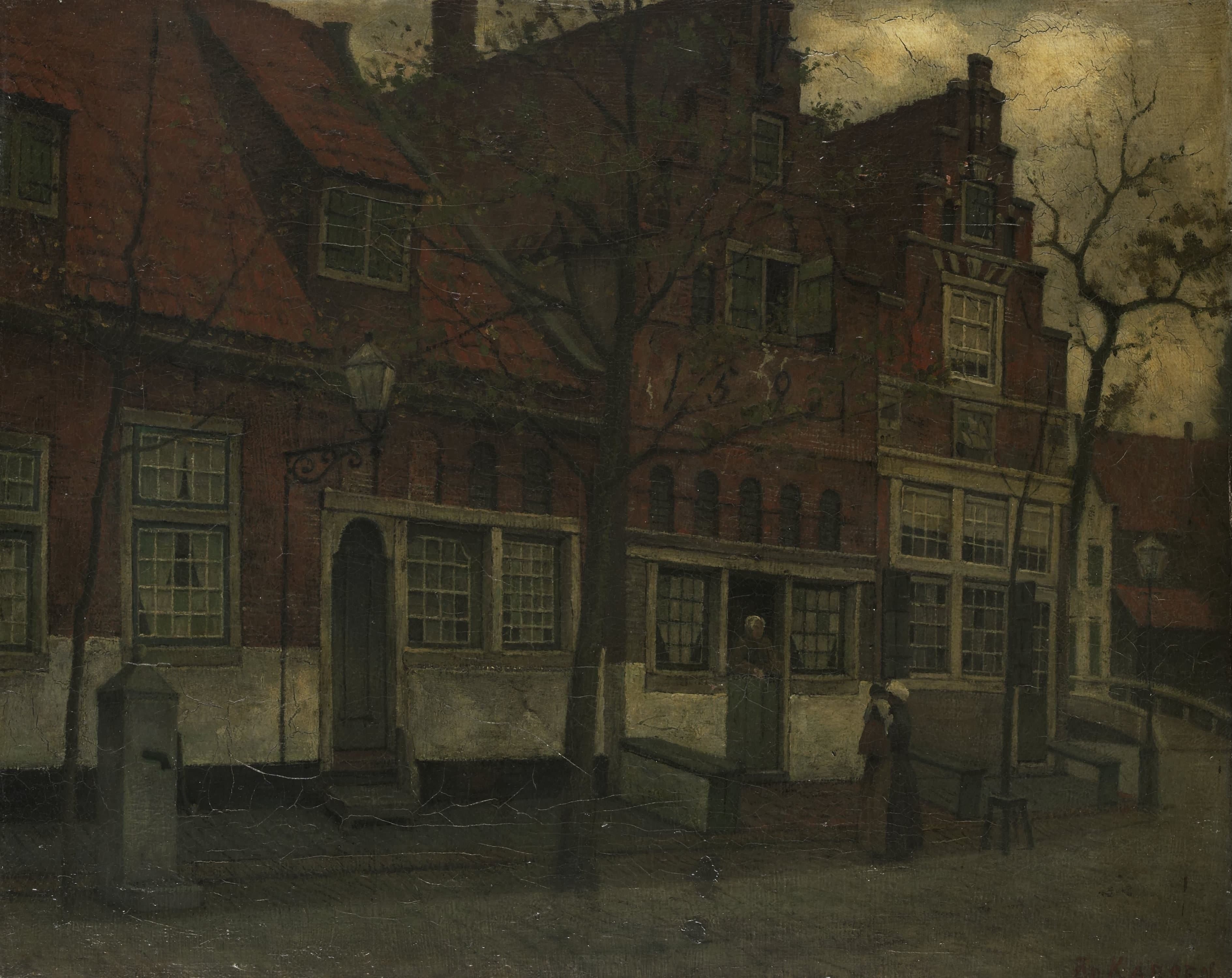 Houses on the Breedstraat, Enkhuizen — Eduard Karsen
