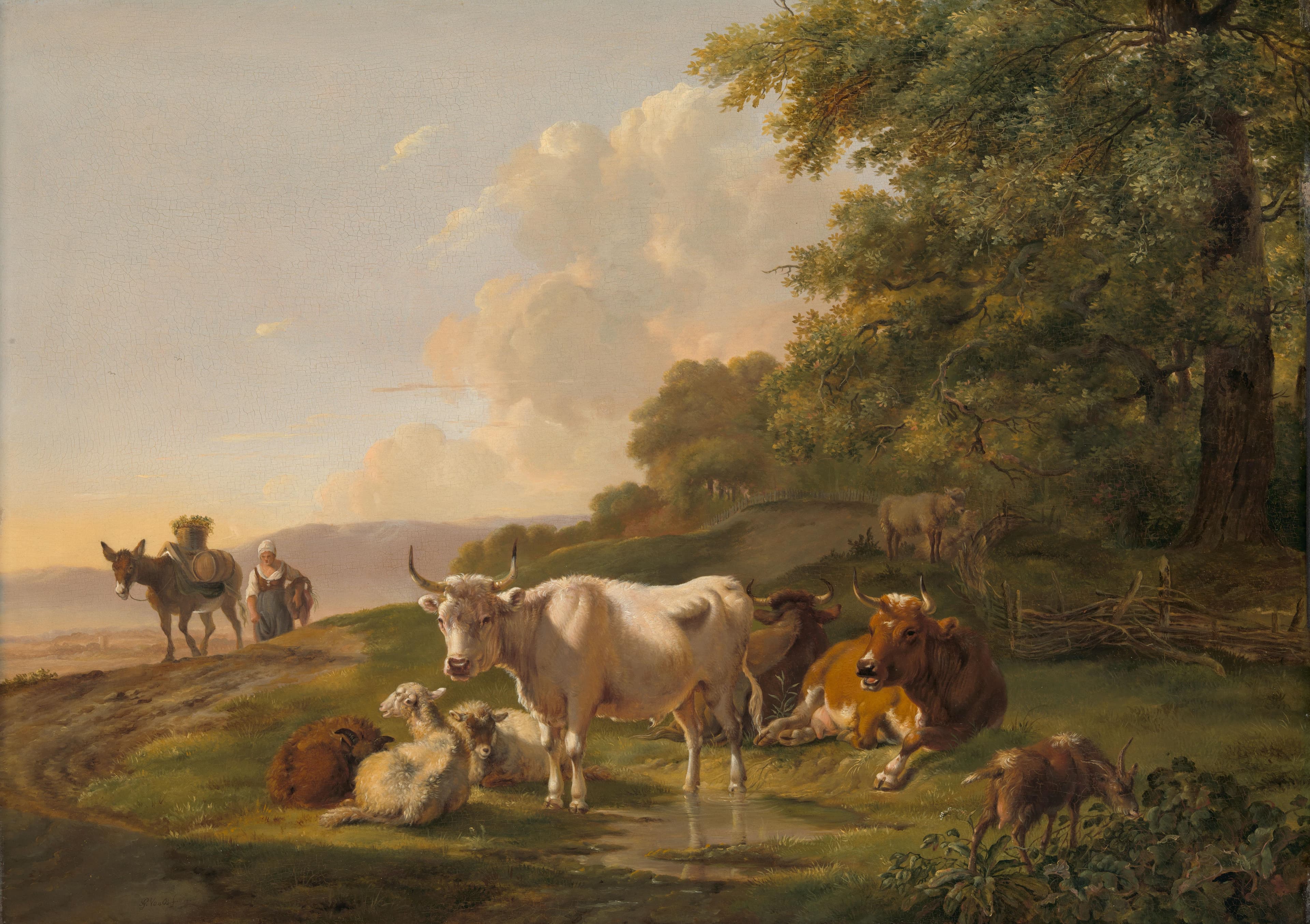 Landschap met vee — Pieter Gerardus van Os