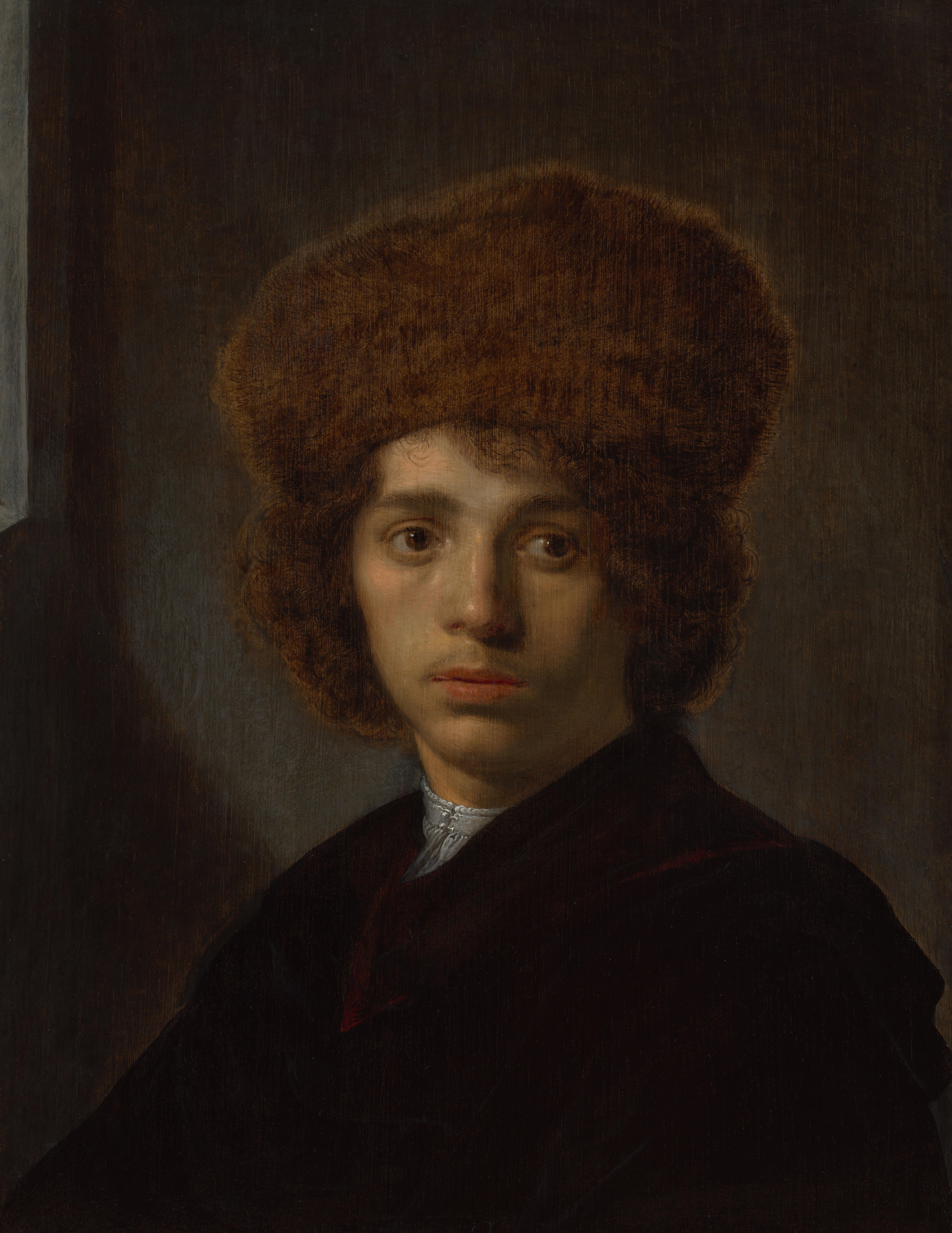Young Man with a Fur Hat — David Bailly