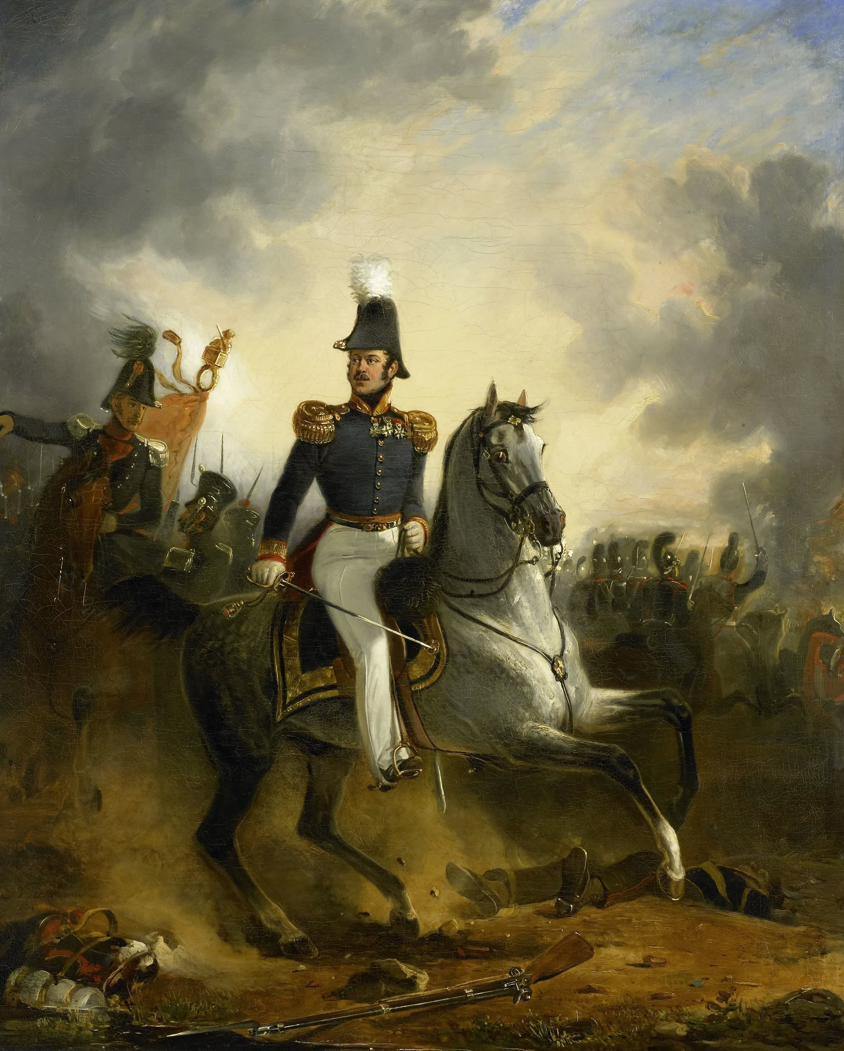 De slag bij Houthalen — Nicolaas Pieneman