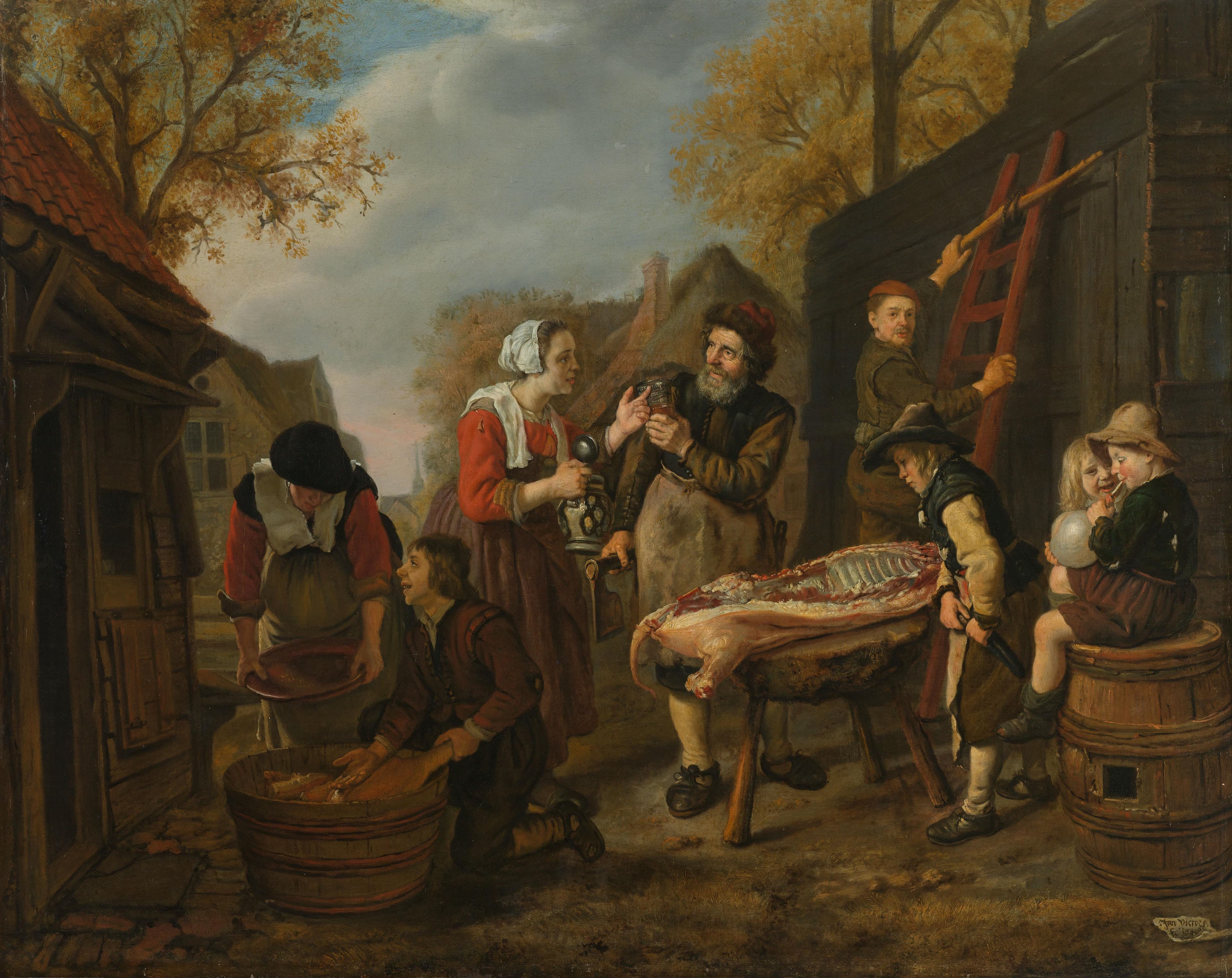De varkensslachter — Jan Victors