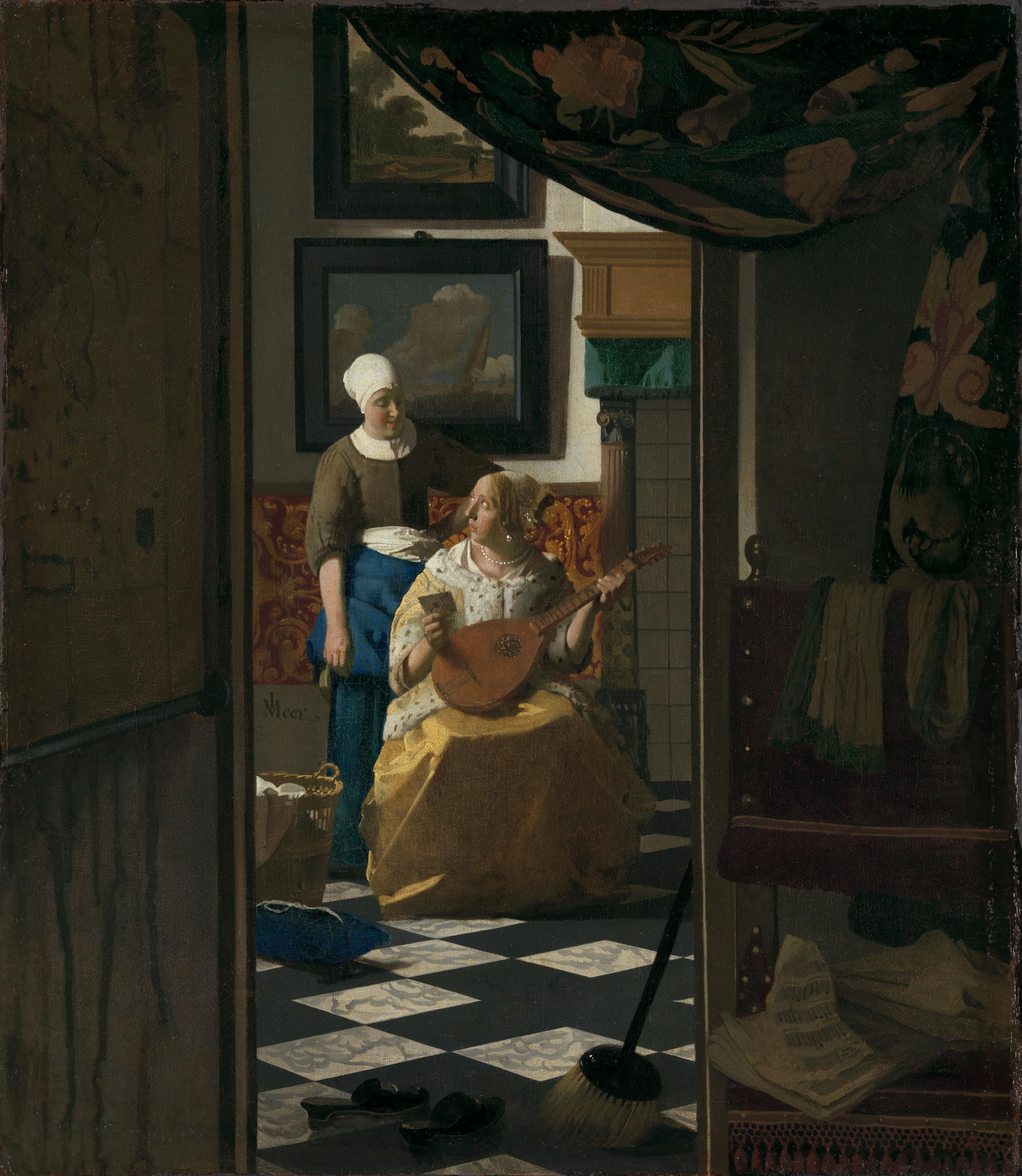 De liefdesbrief — Johannes Vermeer