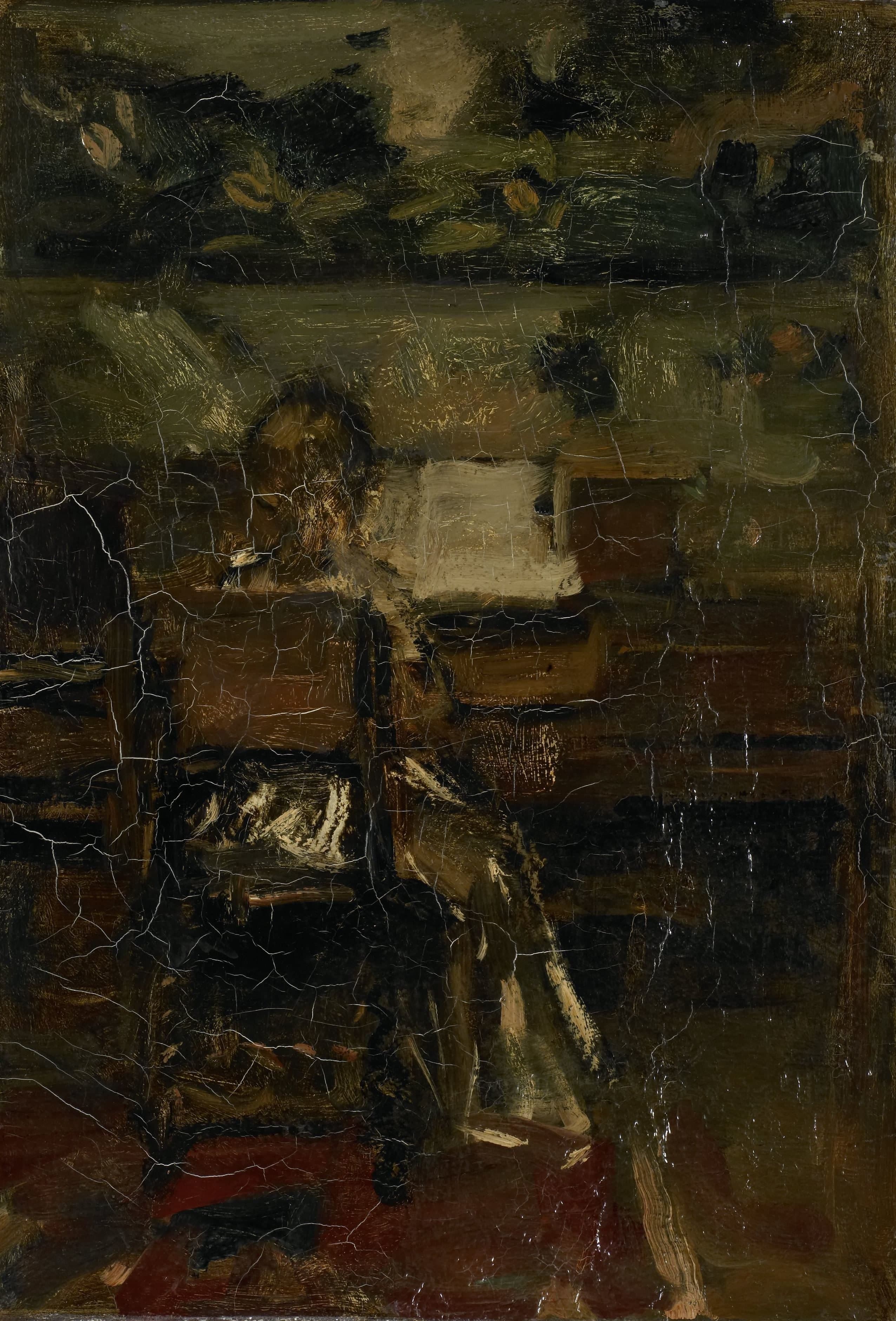 Meisje aan de piano — Jacob Maris