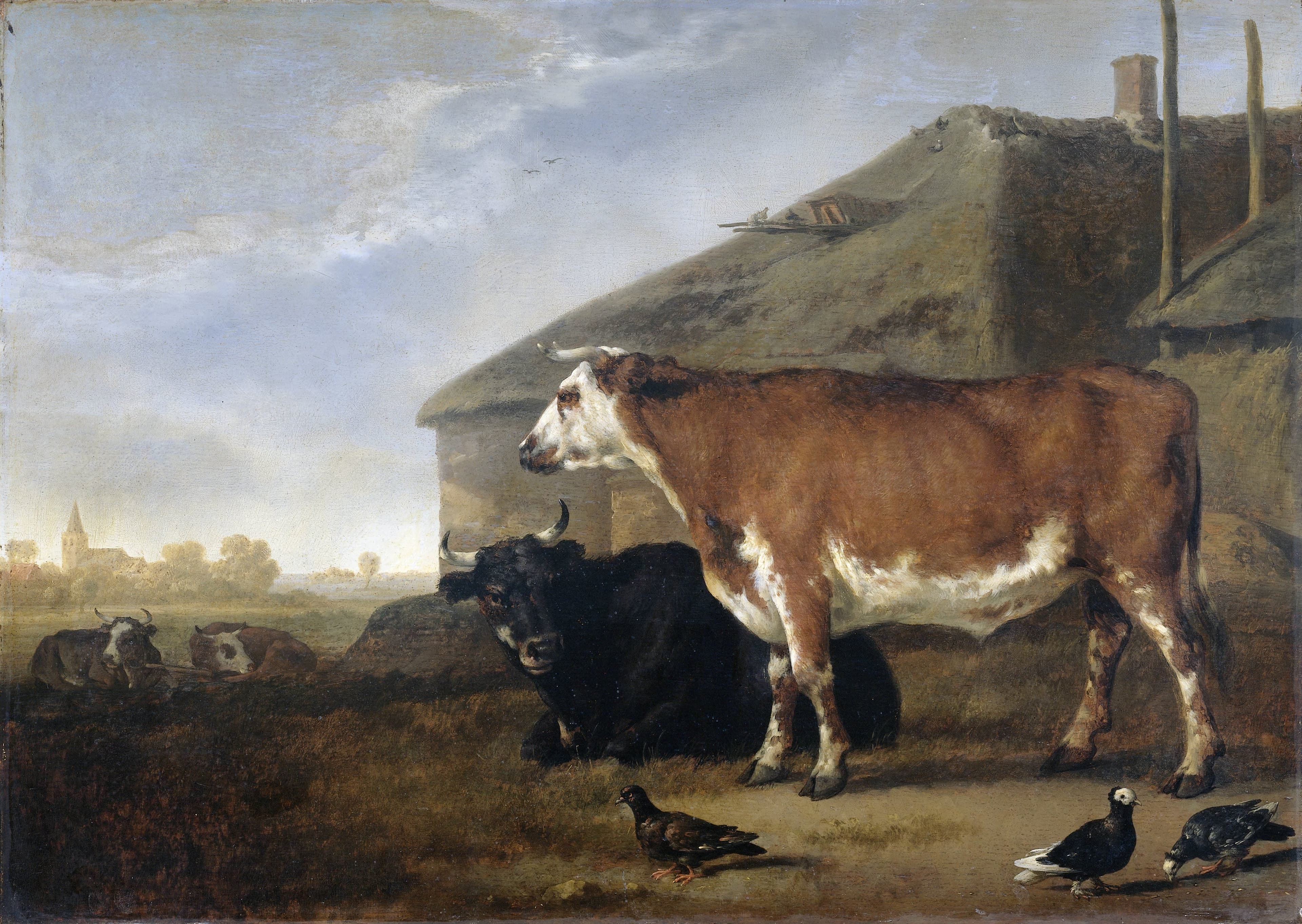 Cattle — Abraham van Calraet