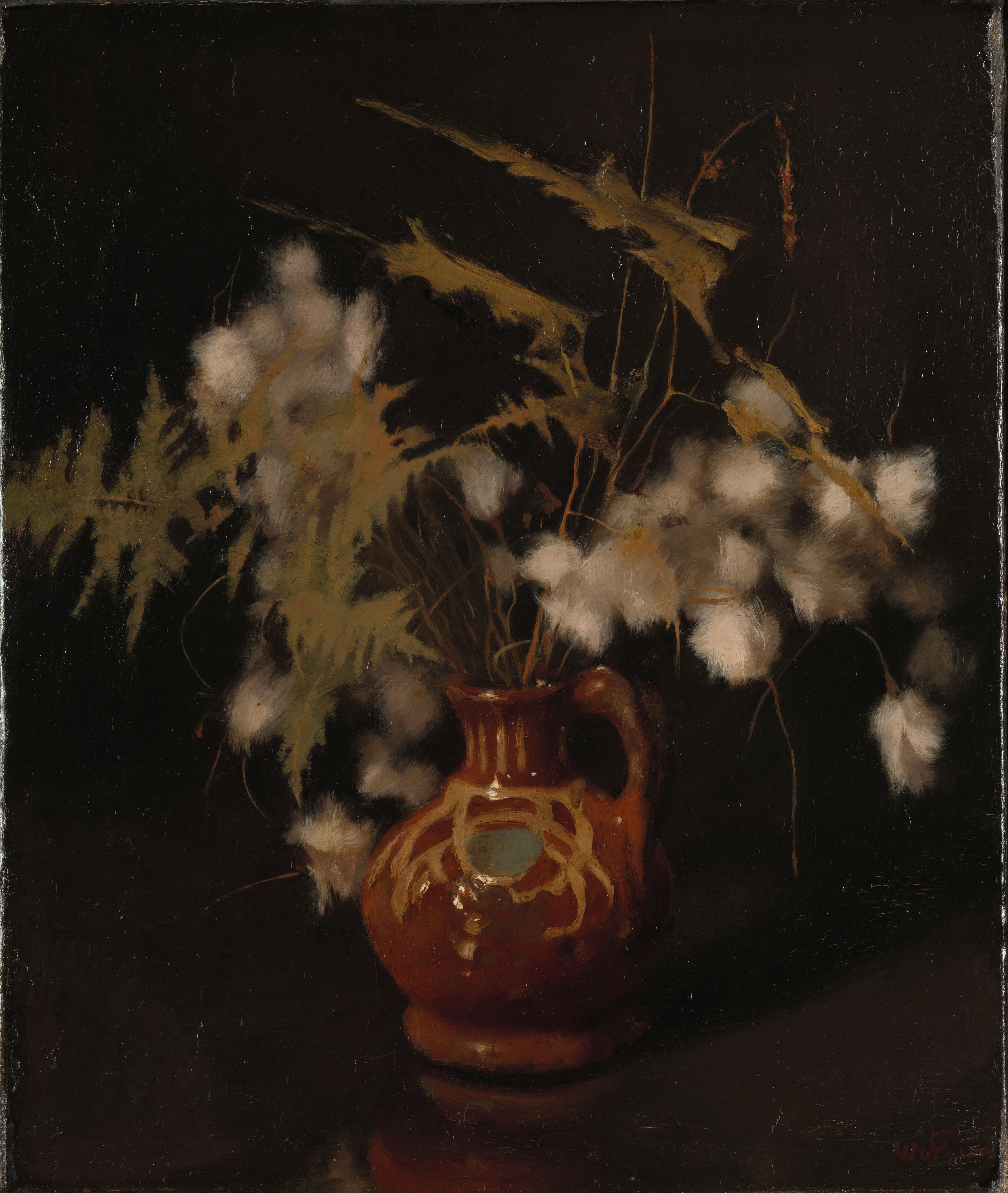 Kruikje met pluisbloemen — Willem Witsen