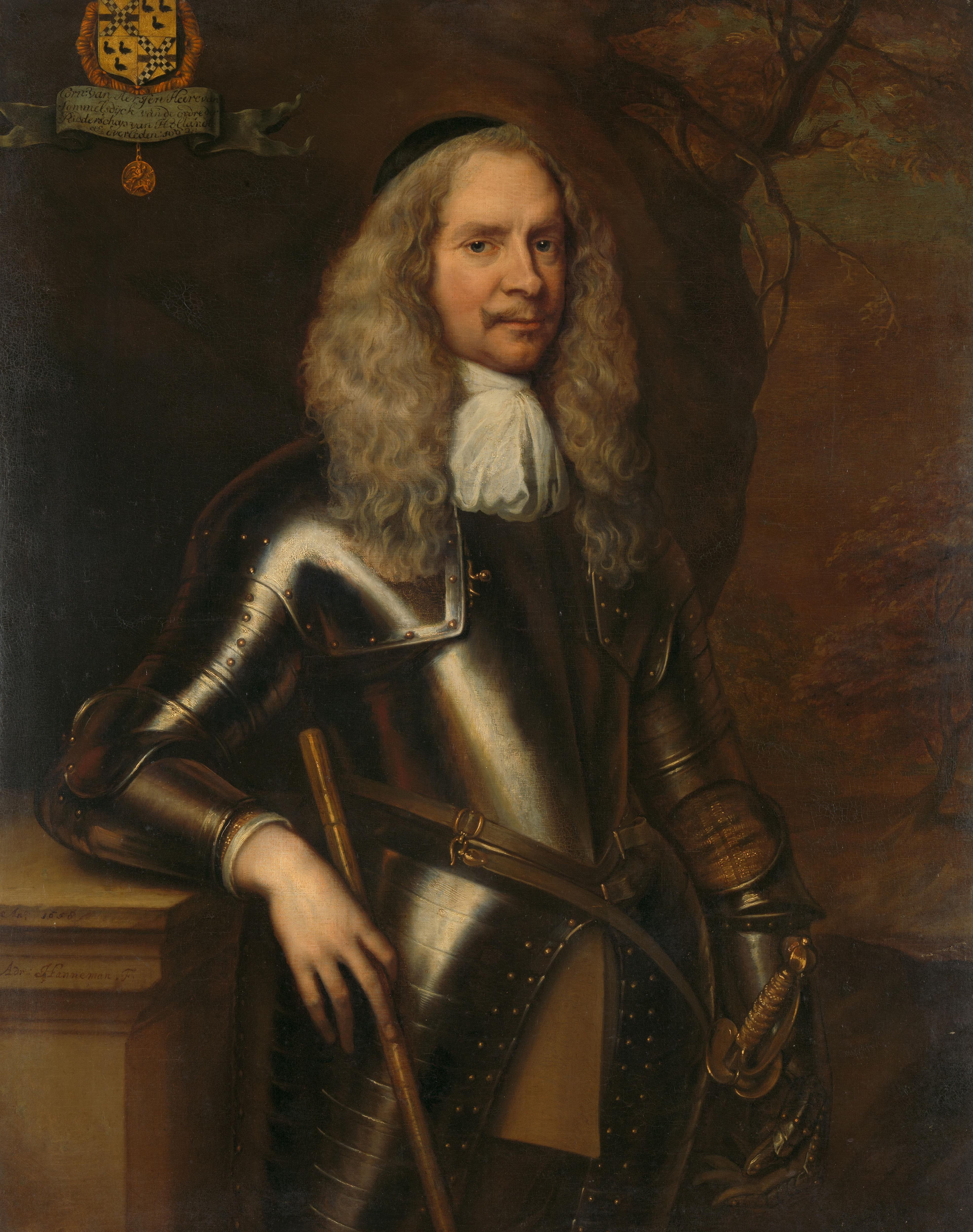 Portret van Cornelis van Aerssen (1600/02-1662), Heer van Sommelsdijk — Adriaen Hanneman