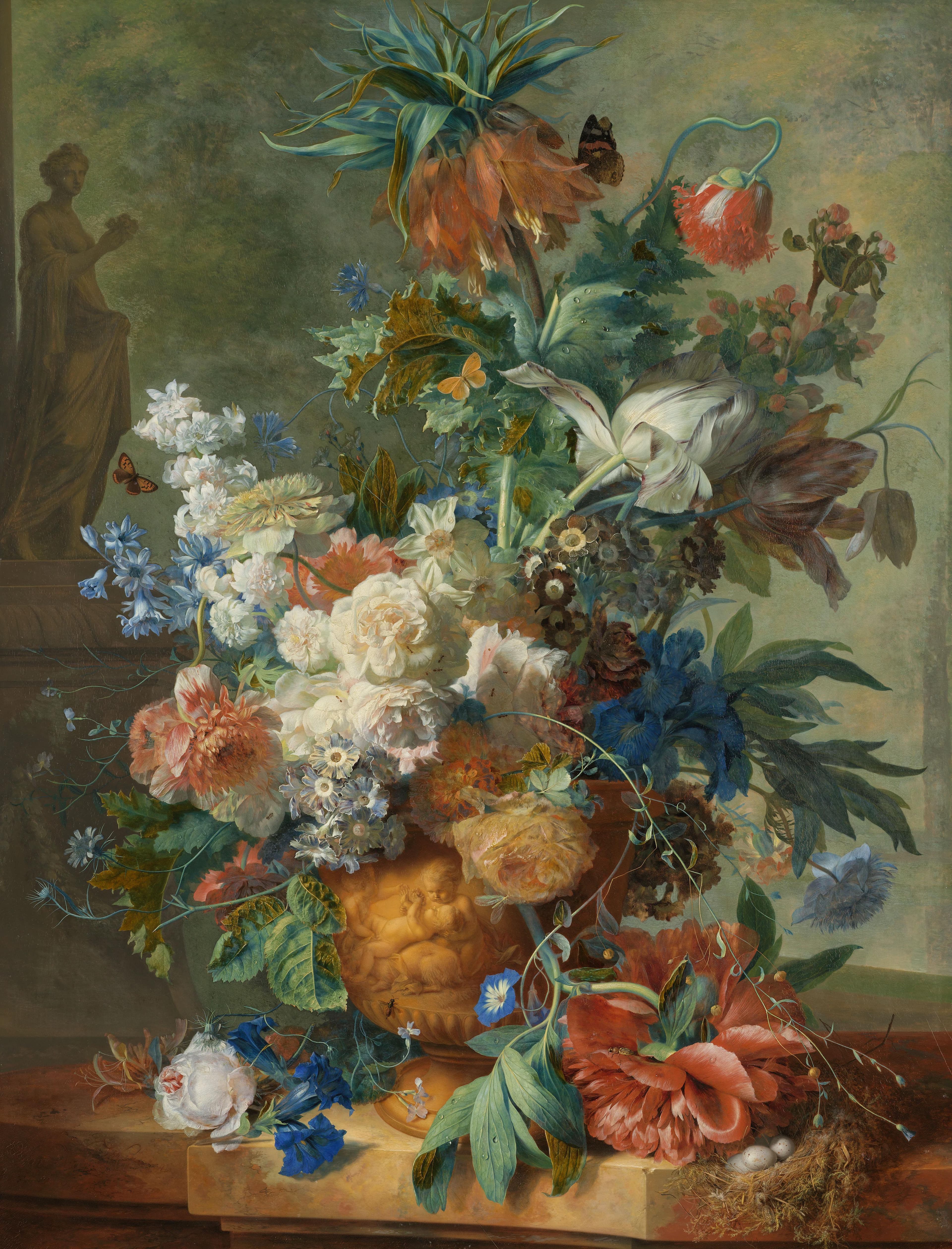 Still Life with Flowers — Jan van Huysum