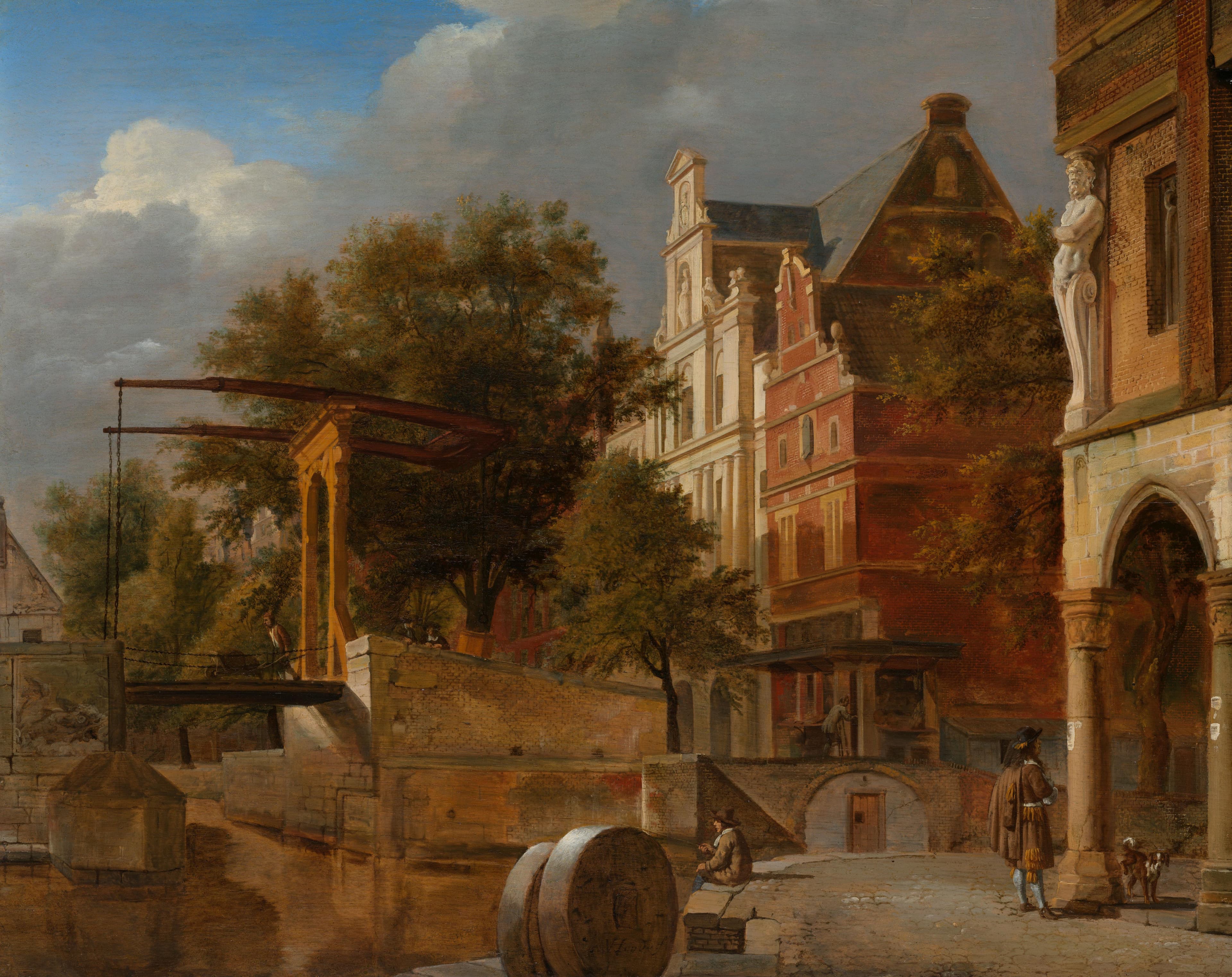 De ophaalbrug — Adriaen van de Velde