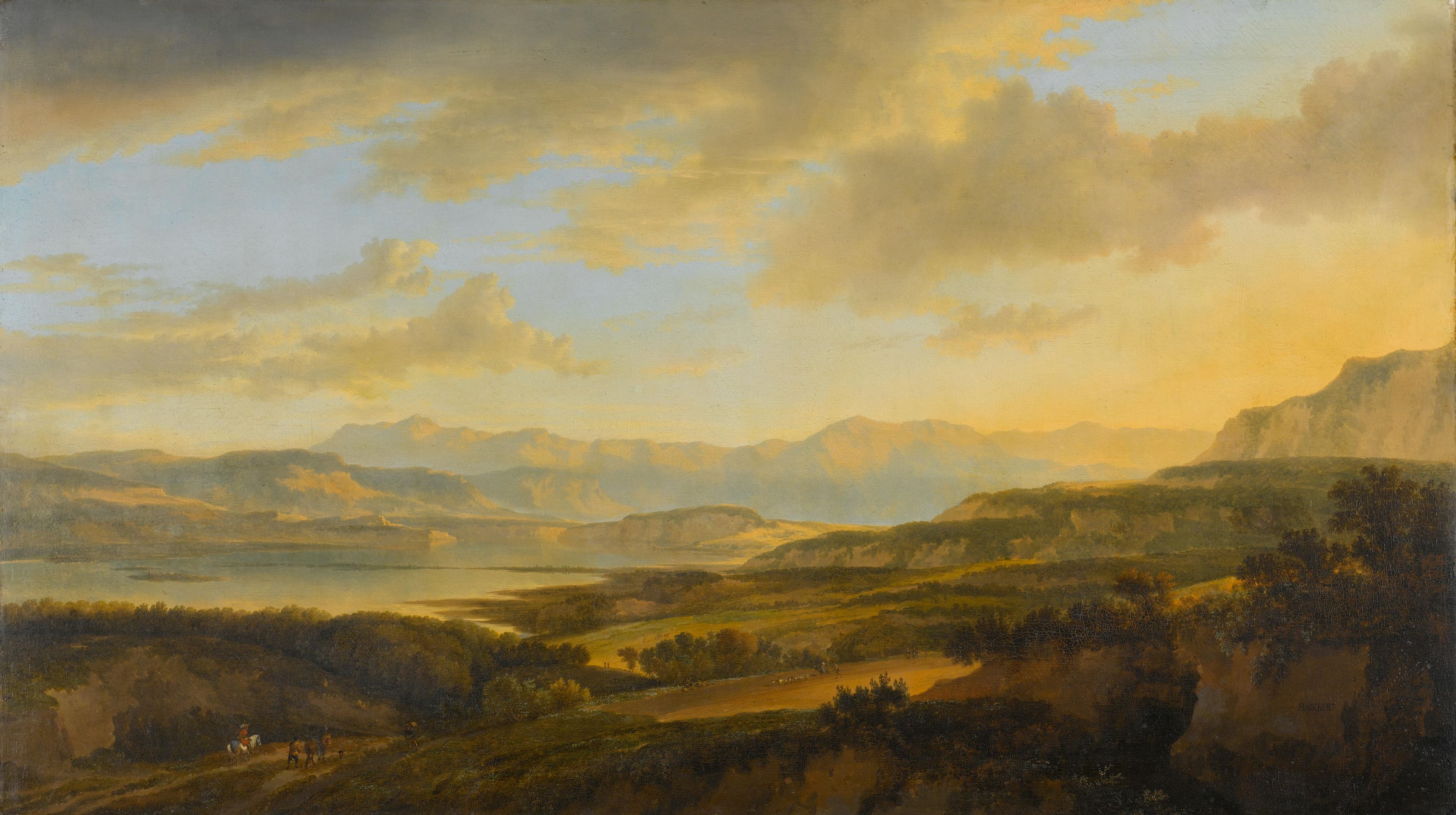 The Lake of Zurich — Jan Hackaert