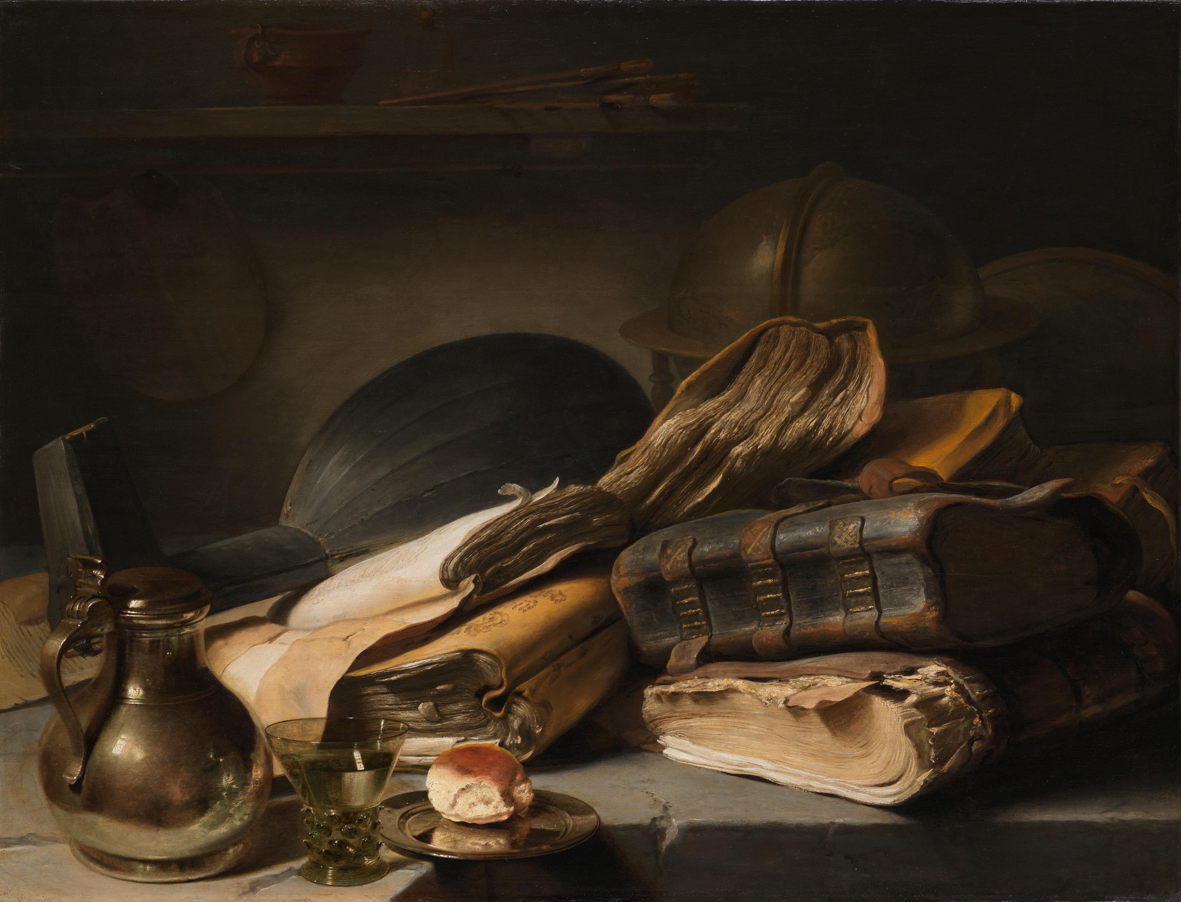 Stilleven met boeken — Jan Lievens