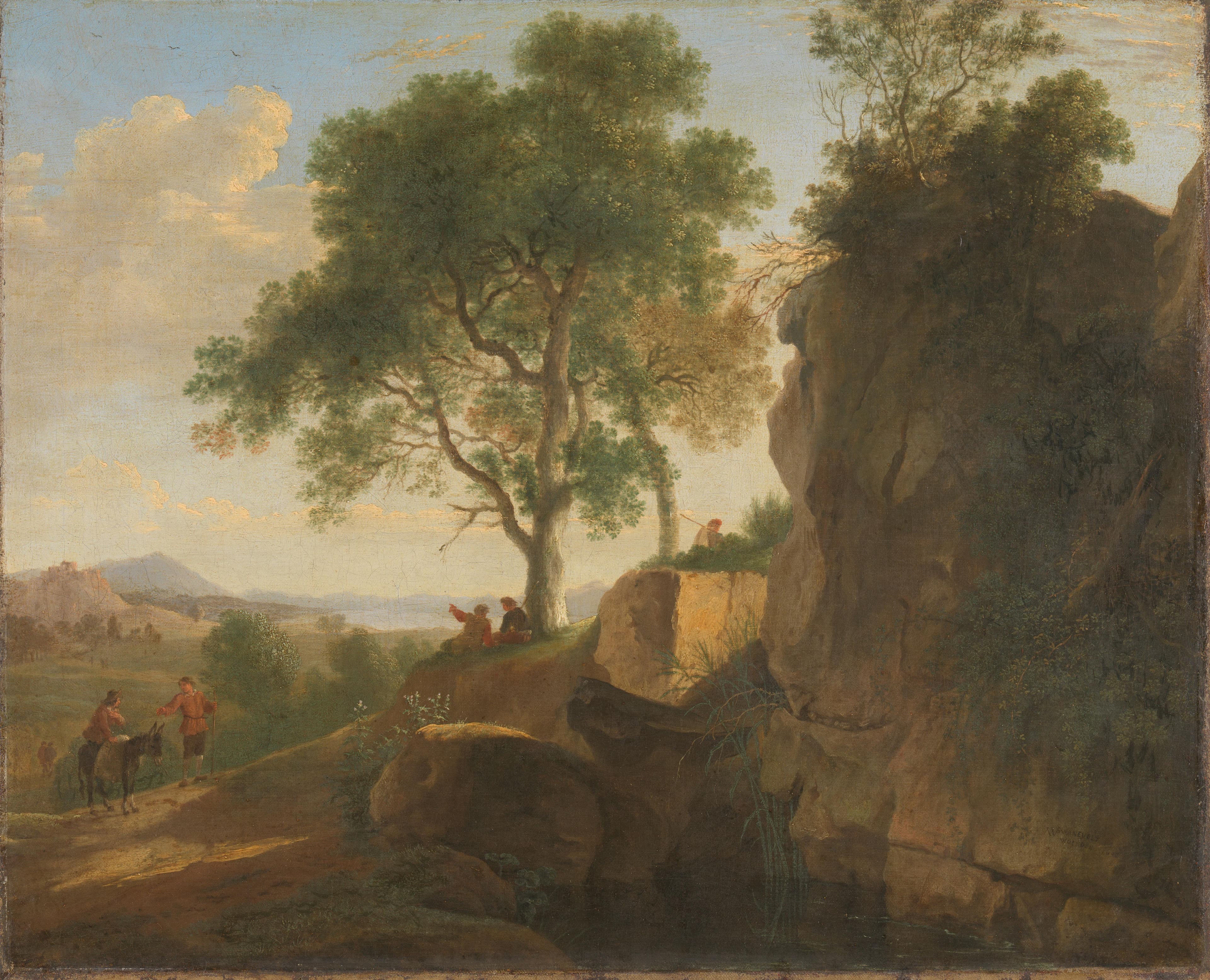 Italiaans landschap — Herman van Swanevelt