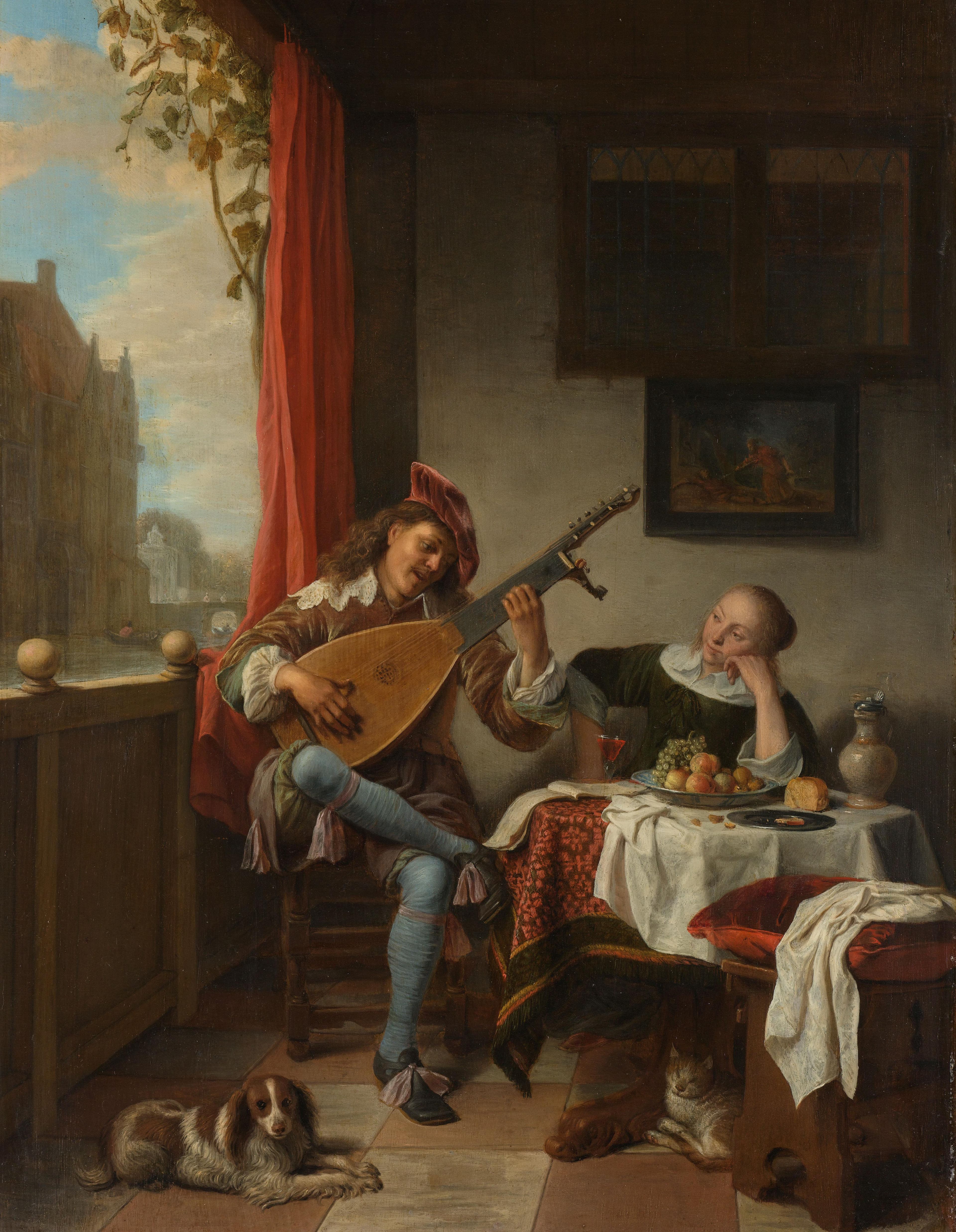 The Lutenist — Hendrick Martensz Sorgh