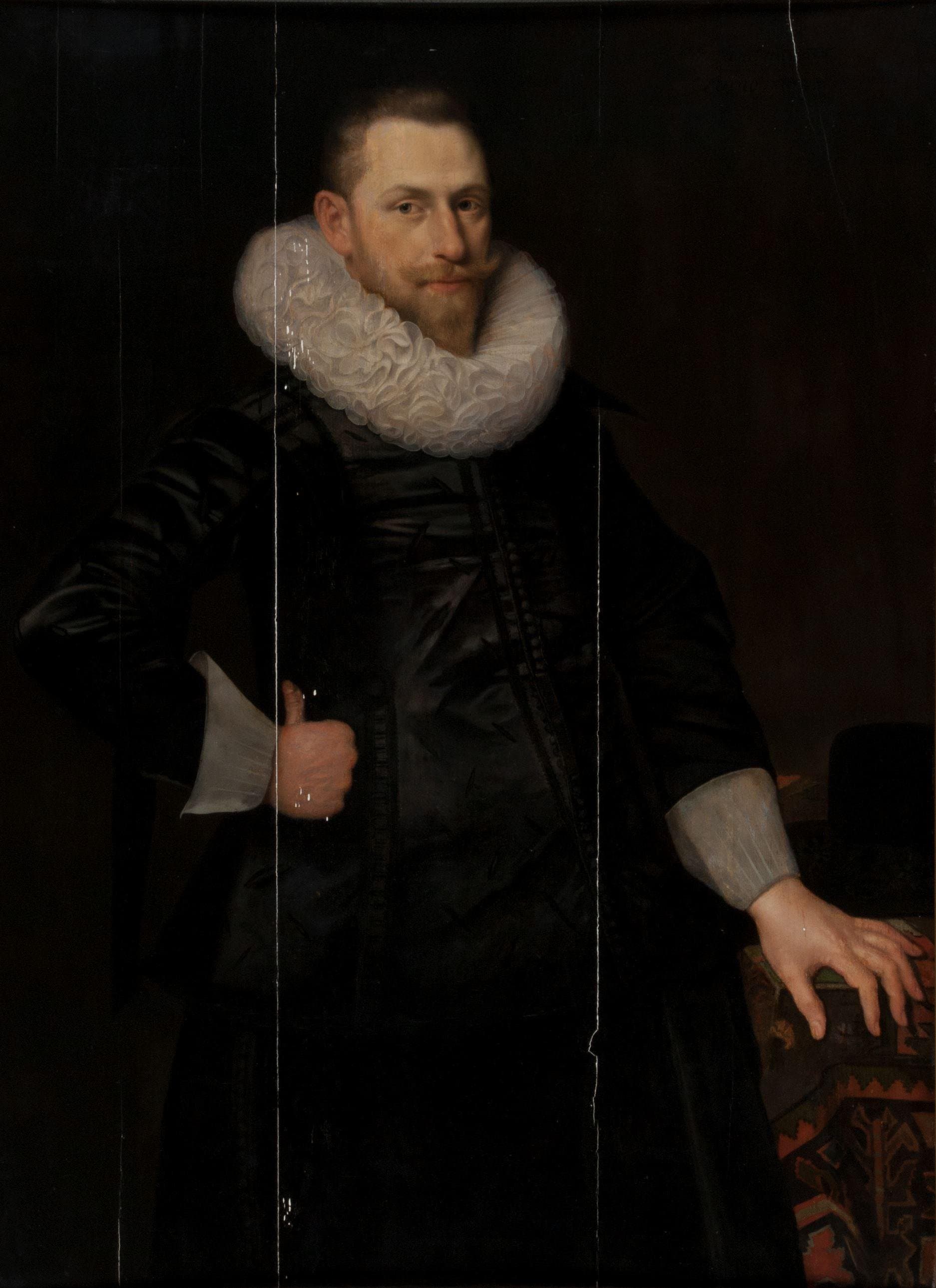 Portrait of Dirck Corver (1587-1633) — Cornelis van der Voort