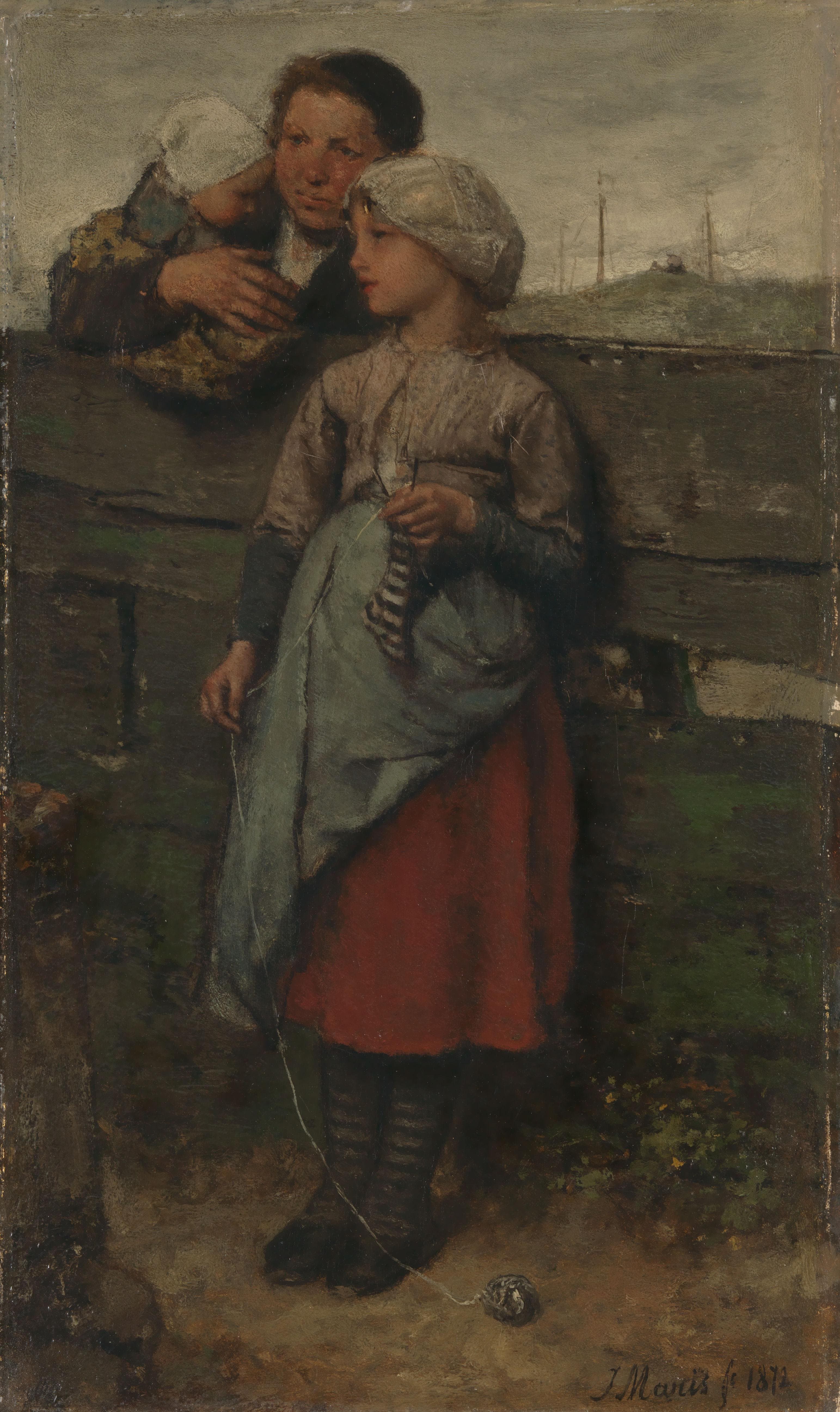 Dorpelingen — Jacob Maris