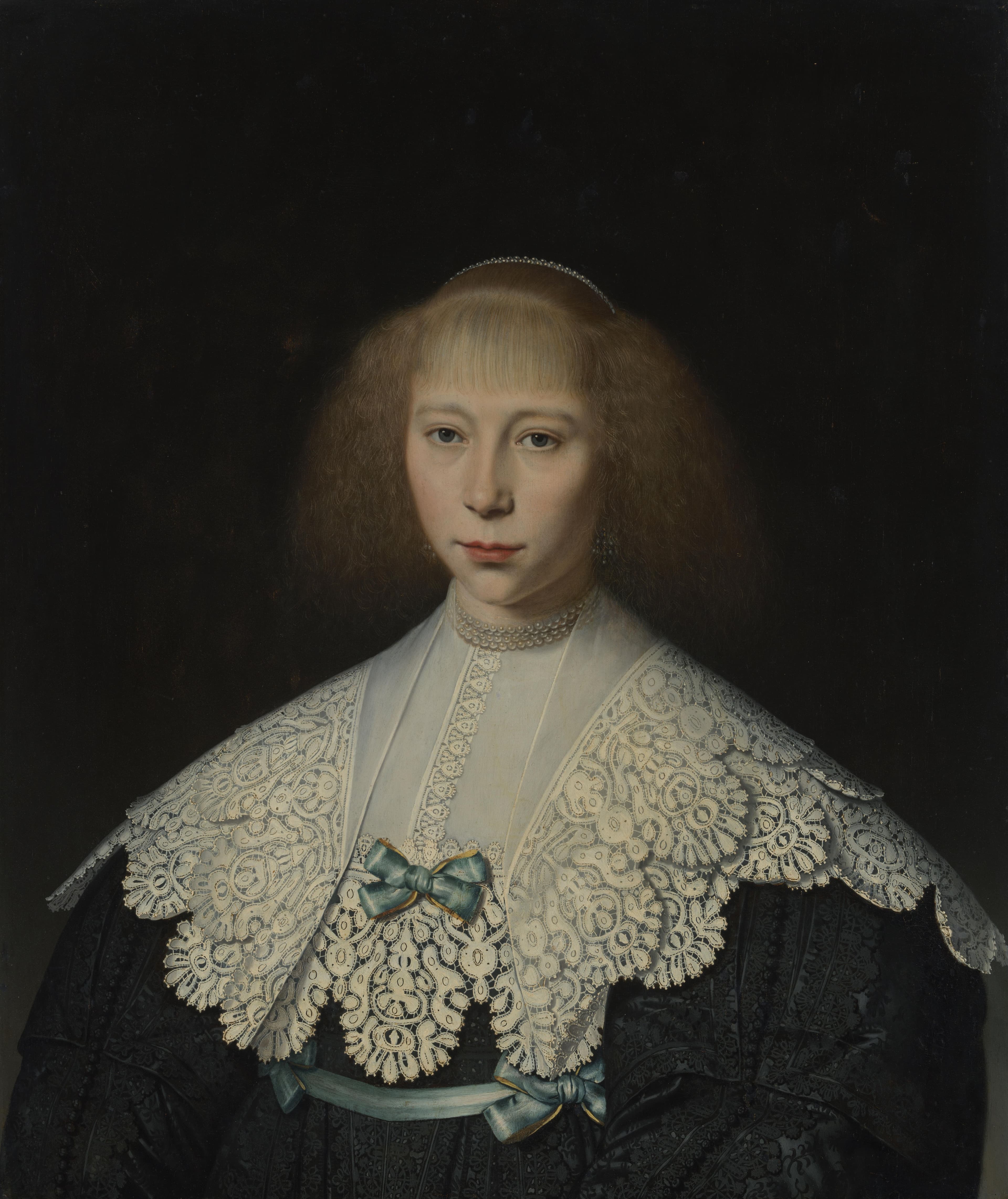 Portrait of Agatha Geelvinck (1617-1638) — Dirck van Santvoort