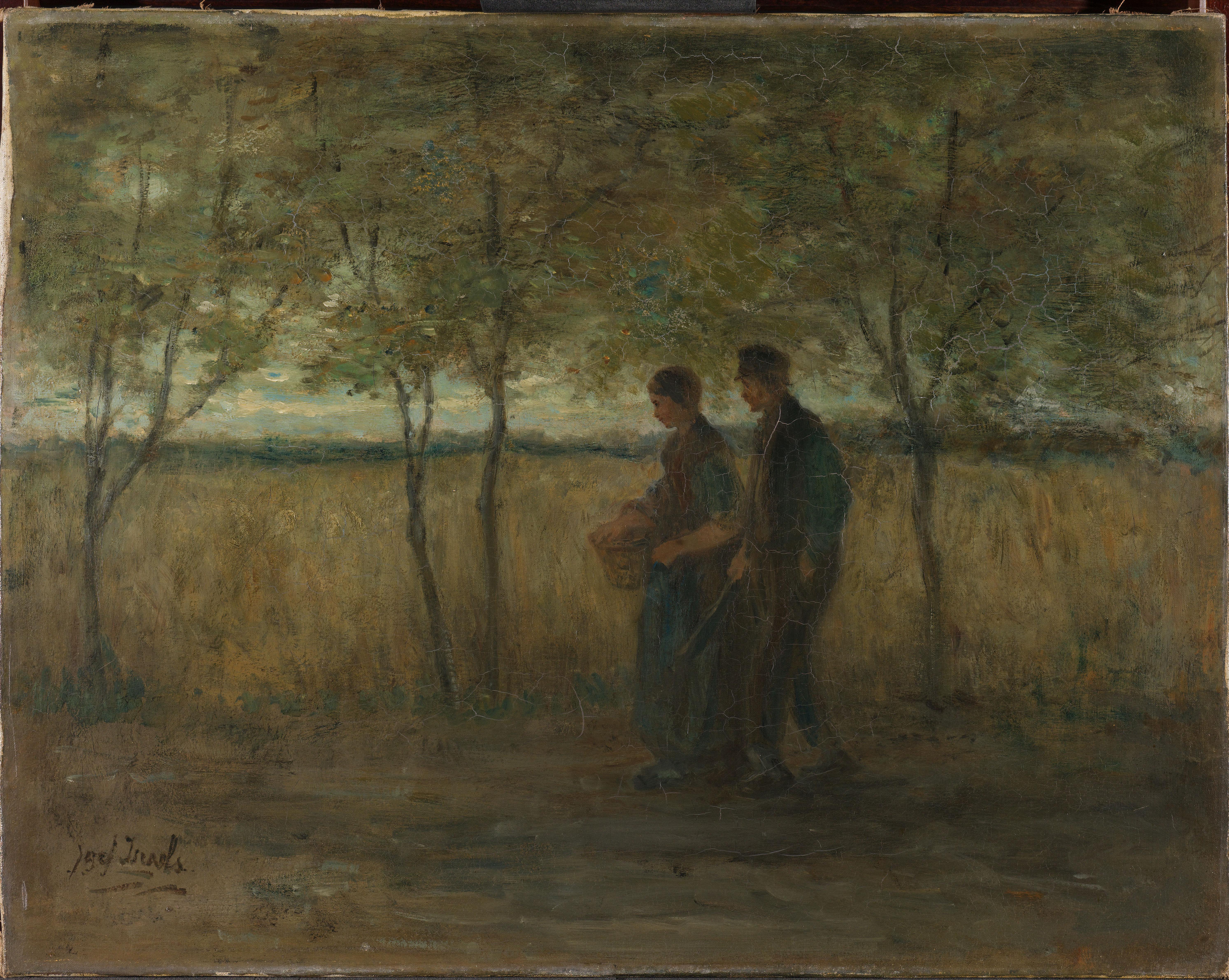 'Turning homewards' — Jozef Israëls