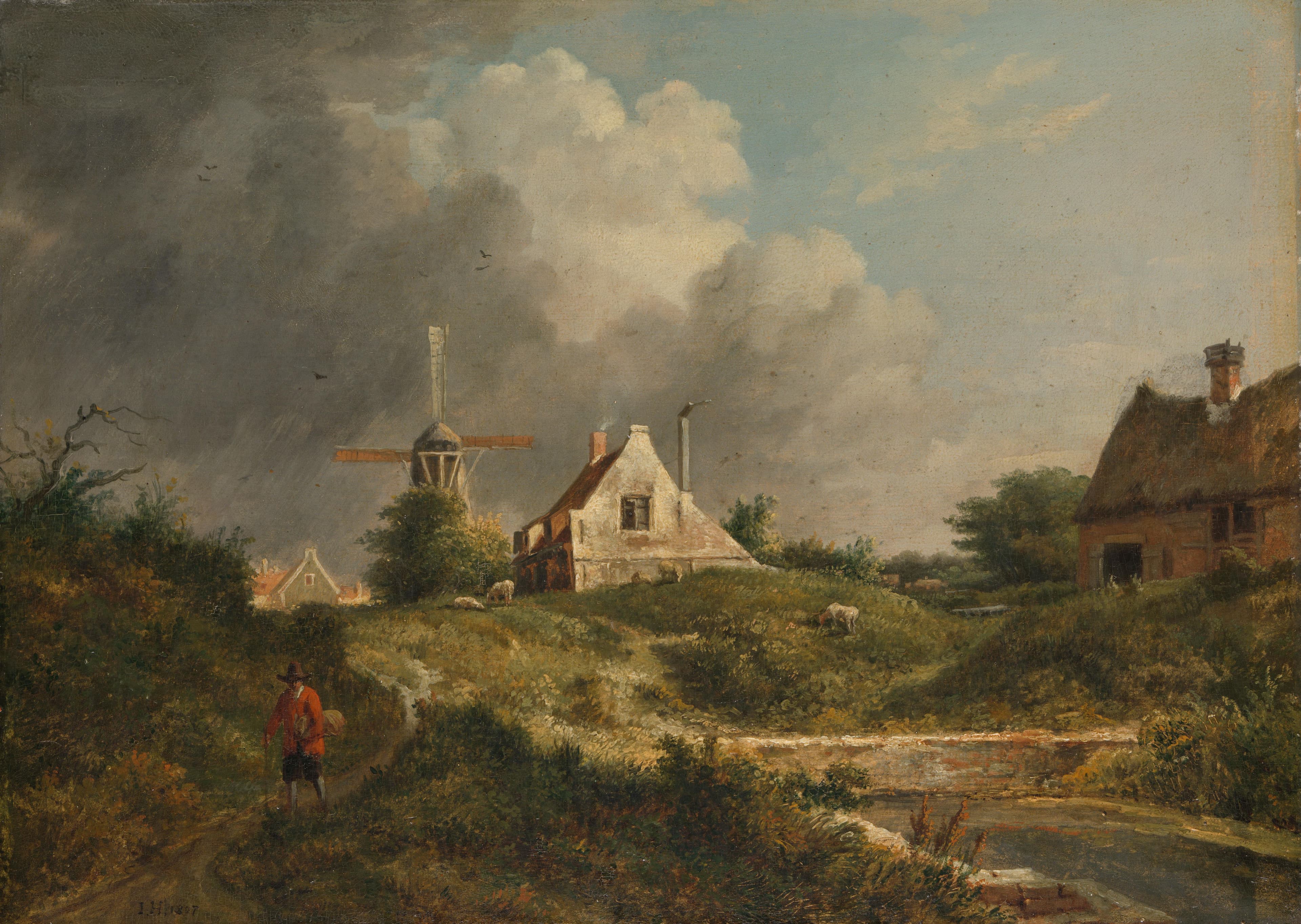 Landschap in het Gooi — Jan Hulswit