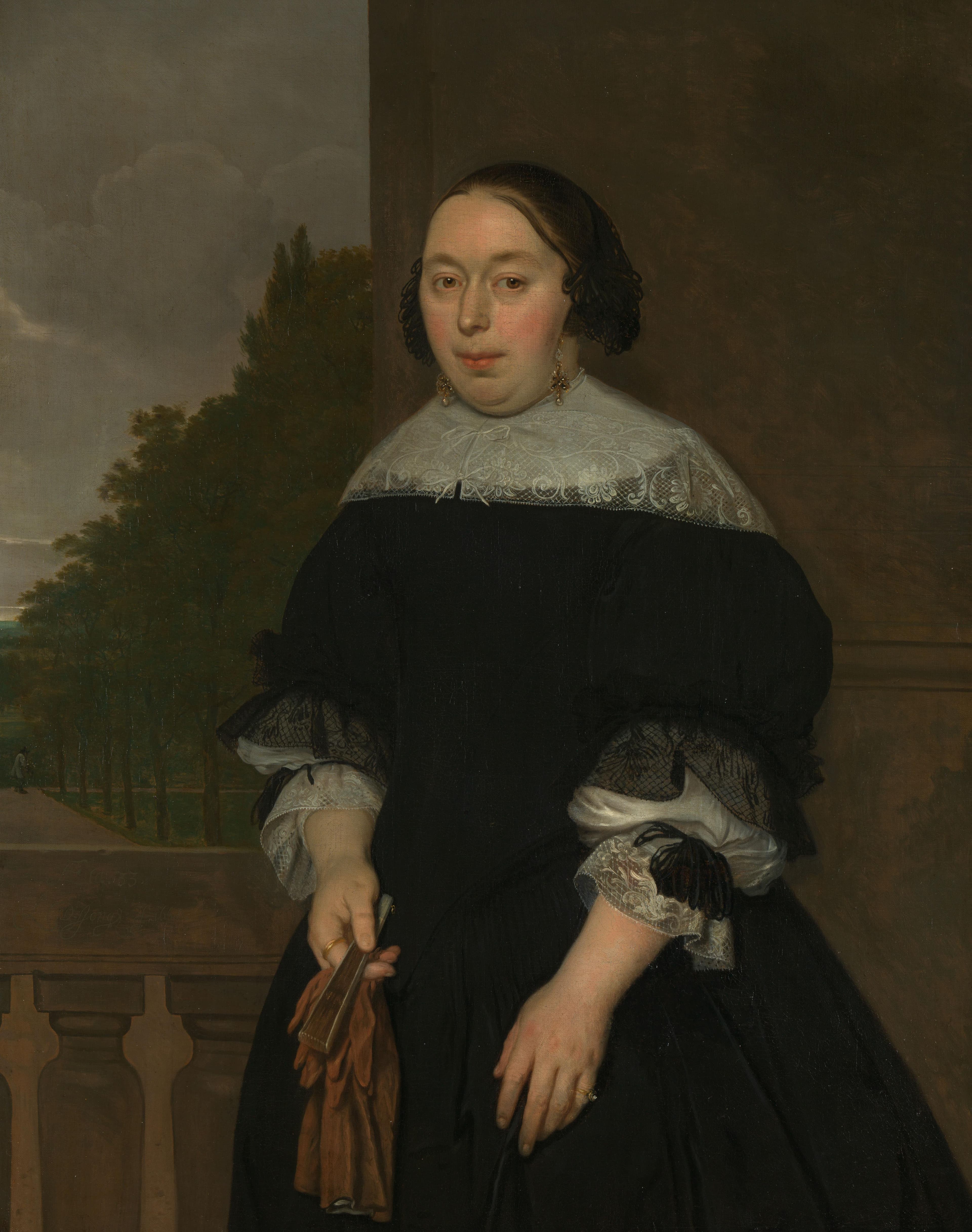 Aletta van Ravensberg (1635-77). Echtgenote van Jan van Nes — Ludolf de Jongh