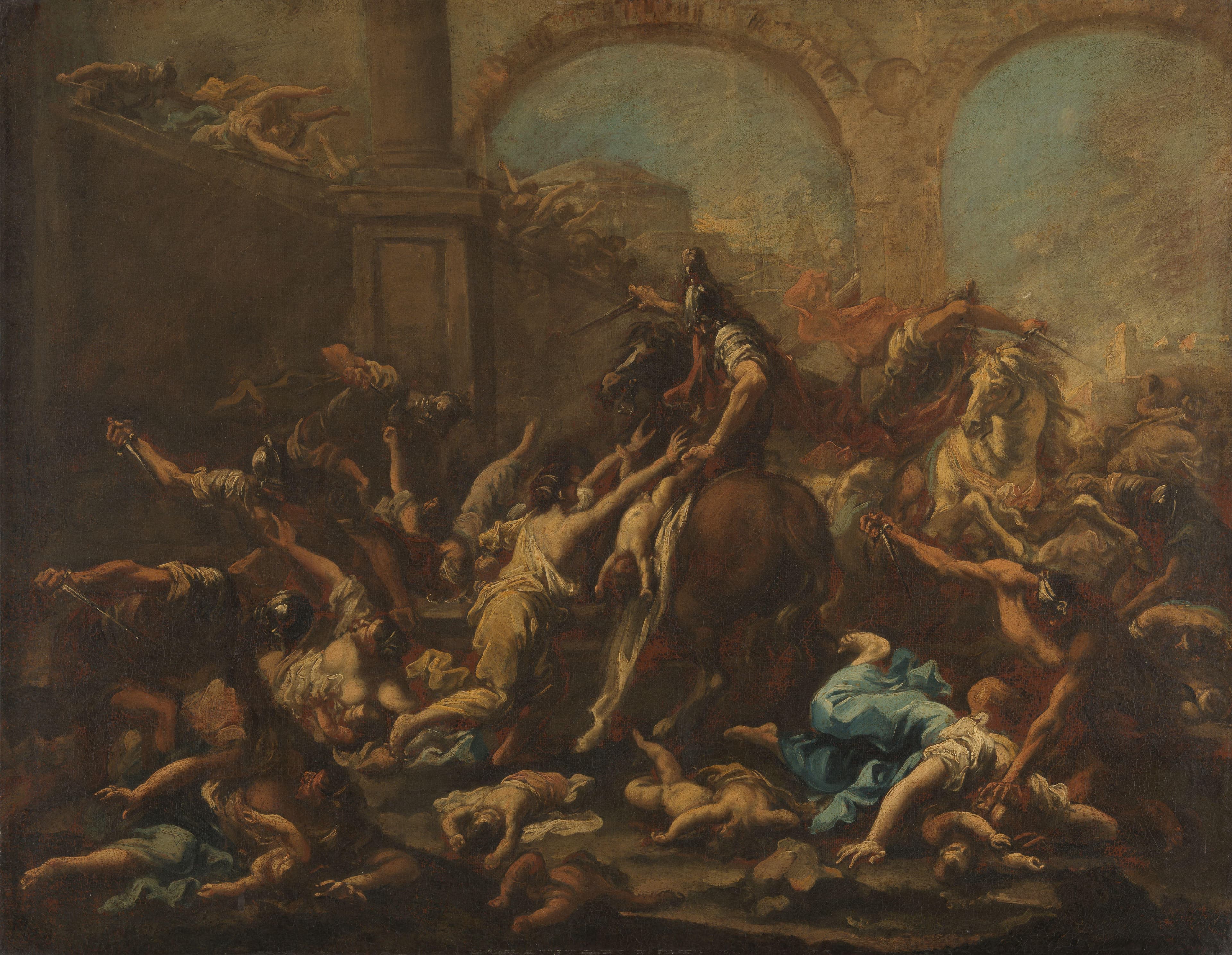 De kindermoord te Bethlehem — Alessandro Magnasco